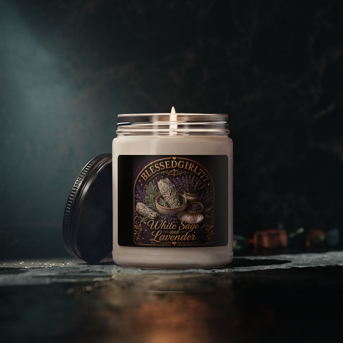 Apple Harvest Soy Candle — 9oz Scented Jar (BlessedGirl777)