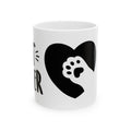 Cat Lover Coffee Mug | Cute Paw Print Design, Perfect Gift for Cat Mom & Cat Dad, 11oz & 15oz