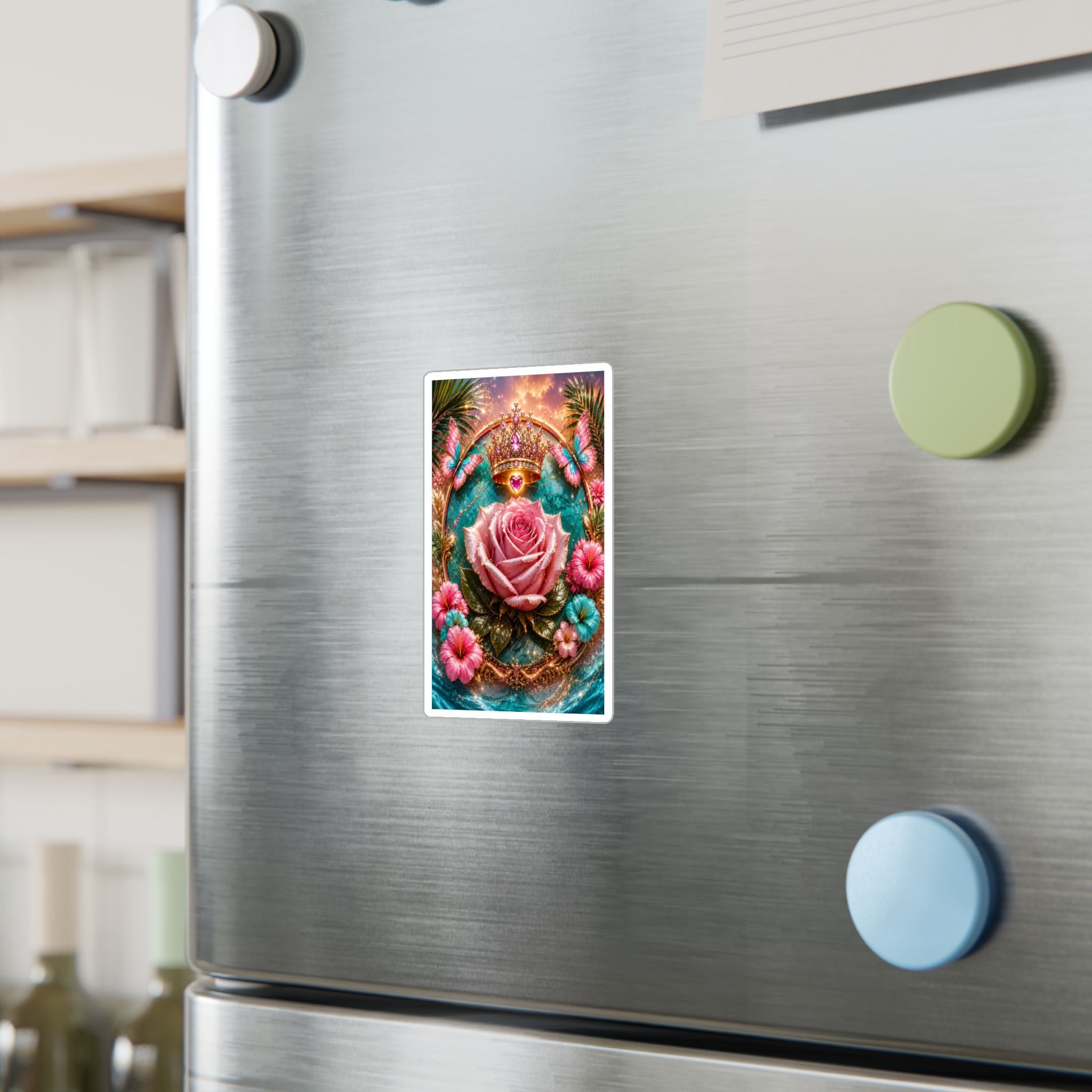 Royal Rose Kiss-Cut Vinyl Sticker