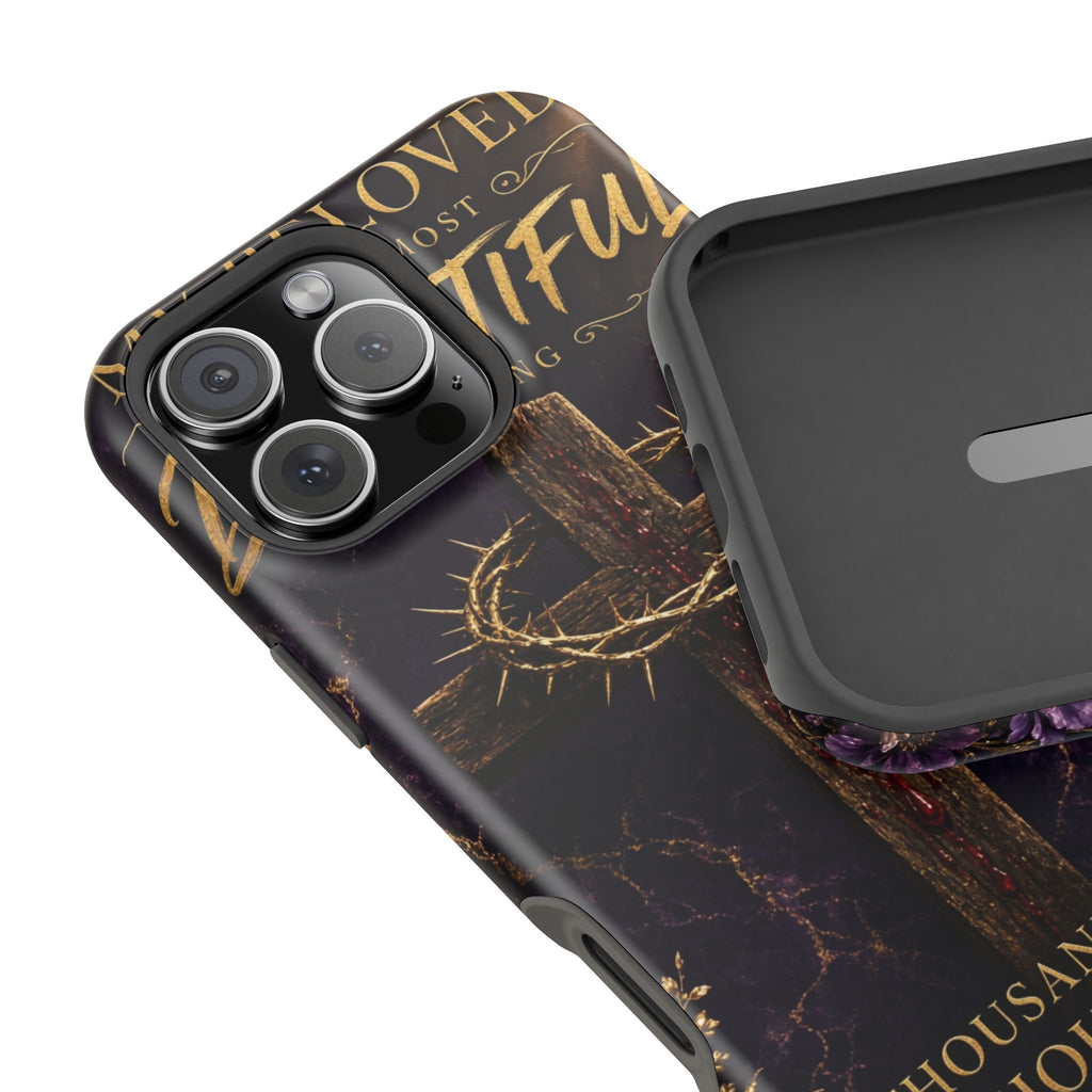Christian Cross Magnetic Impact-Resistant Phone Case — "Beloved Most Beautiful" Scripture Design