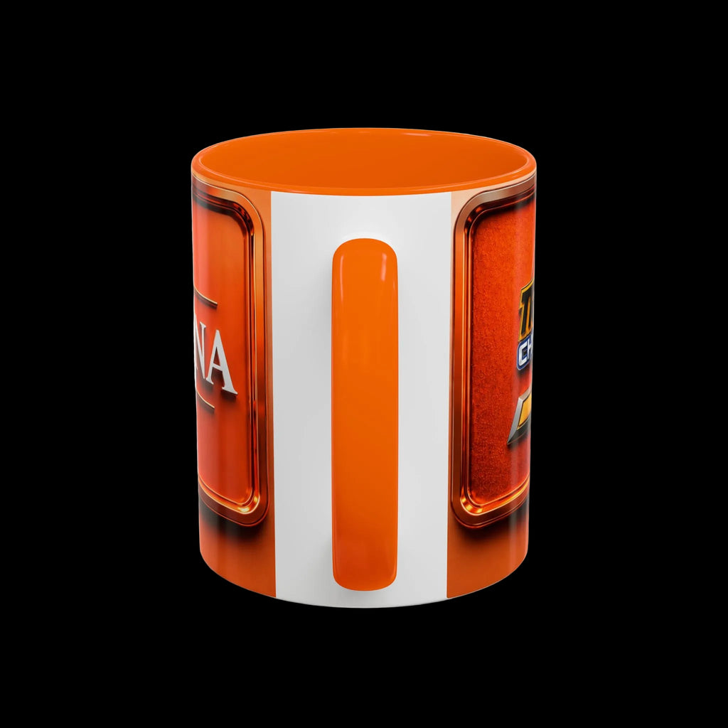 Personalized Karina Coffee Mug – Red Accent Ceramic Mug (11/15oz)