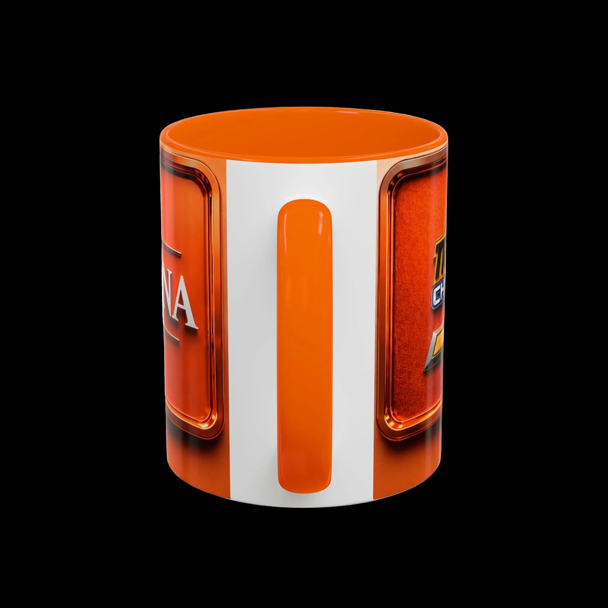 Personalized Karina Coffee Mug – Red Accent Ceramic Mug (11/15oz)