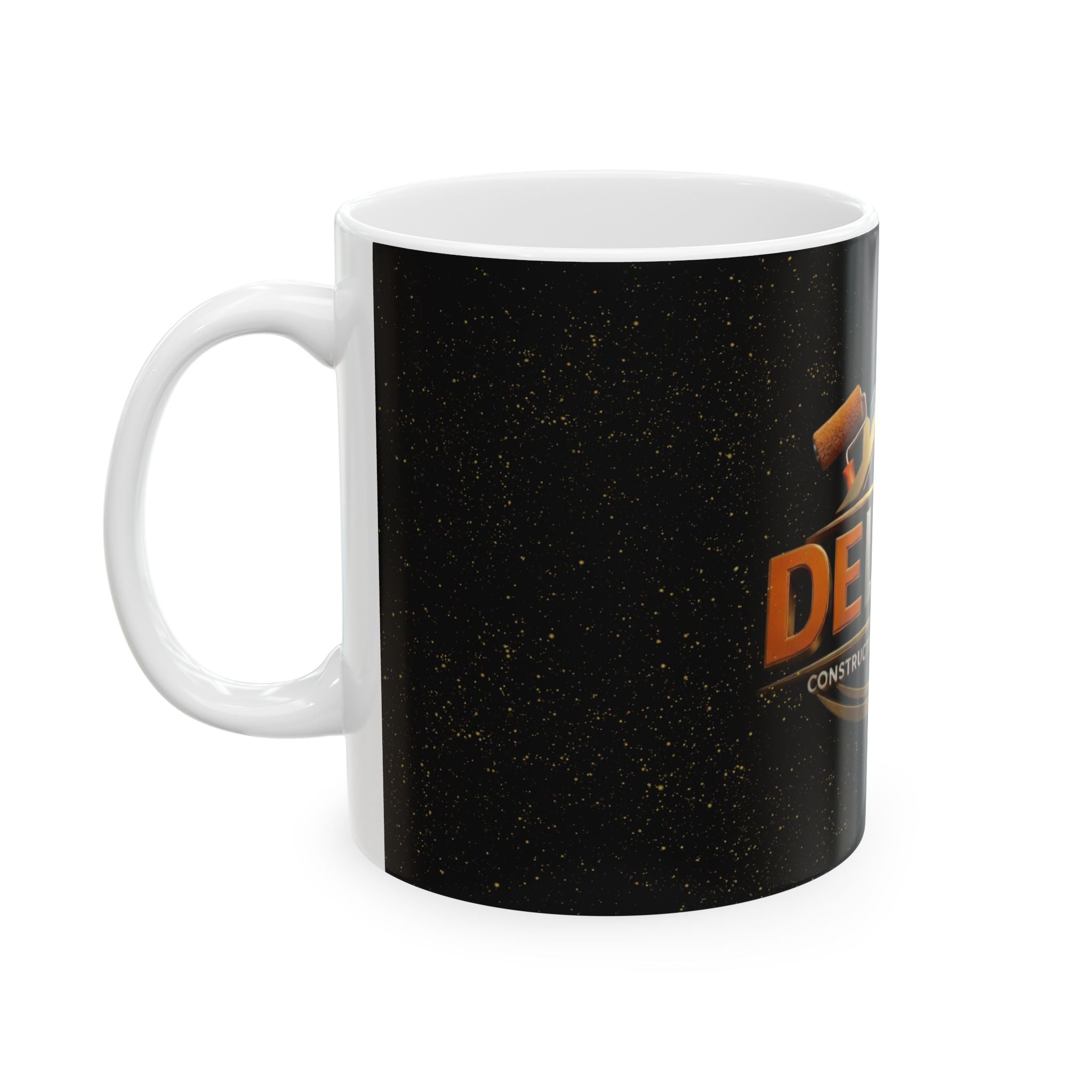 DeLucio Construction & Remodeling Logo Mug | Ceramic Coffee Cup