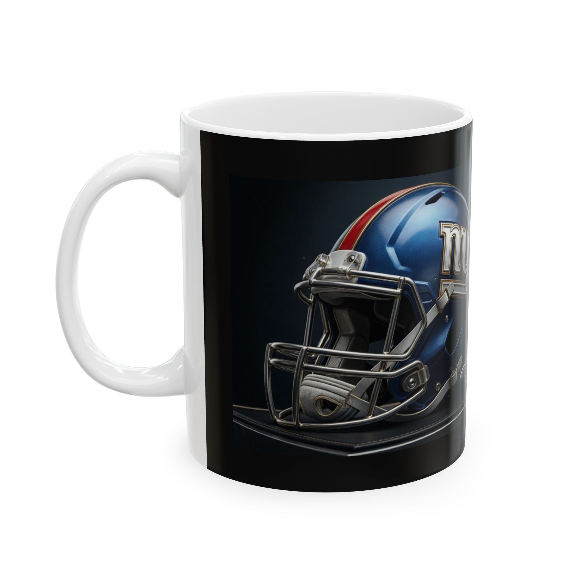 New York Football Helmet Mug | Ceramic Coffee Cup, 11oz or 15oz
