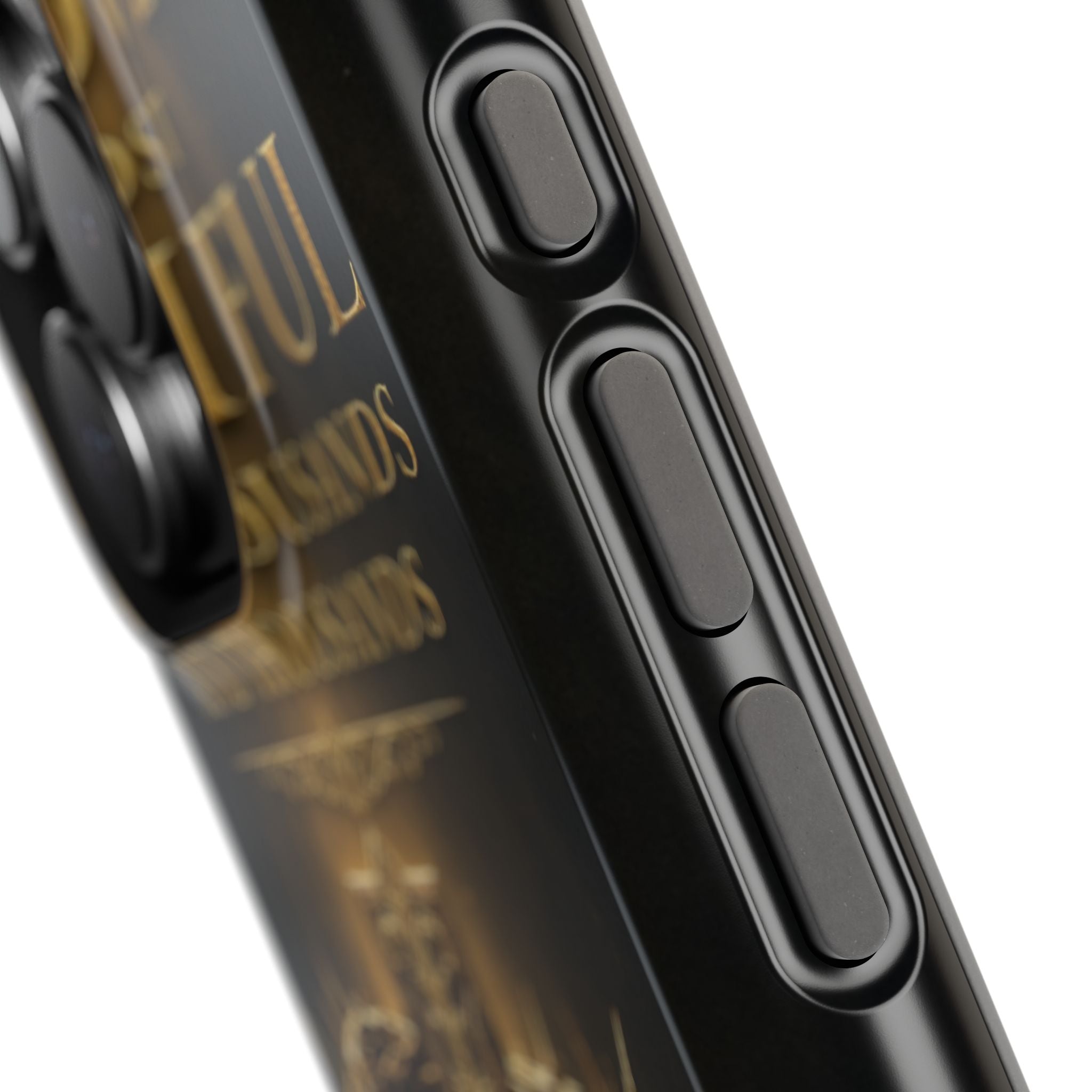 Magnetic Impact-Resistant Phone Case — "Most Beautiful" Cross with Crown of Thorns