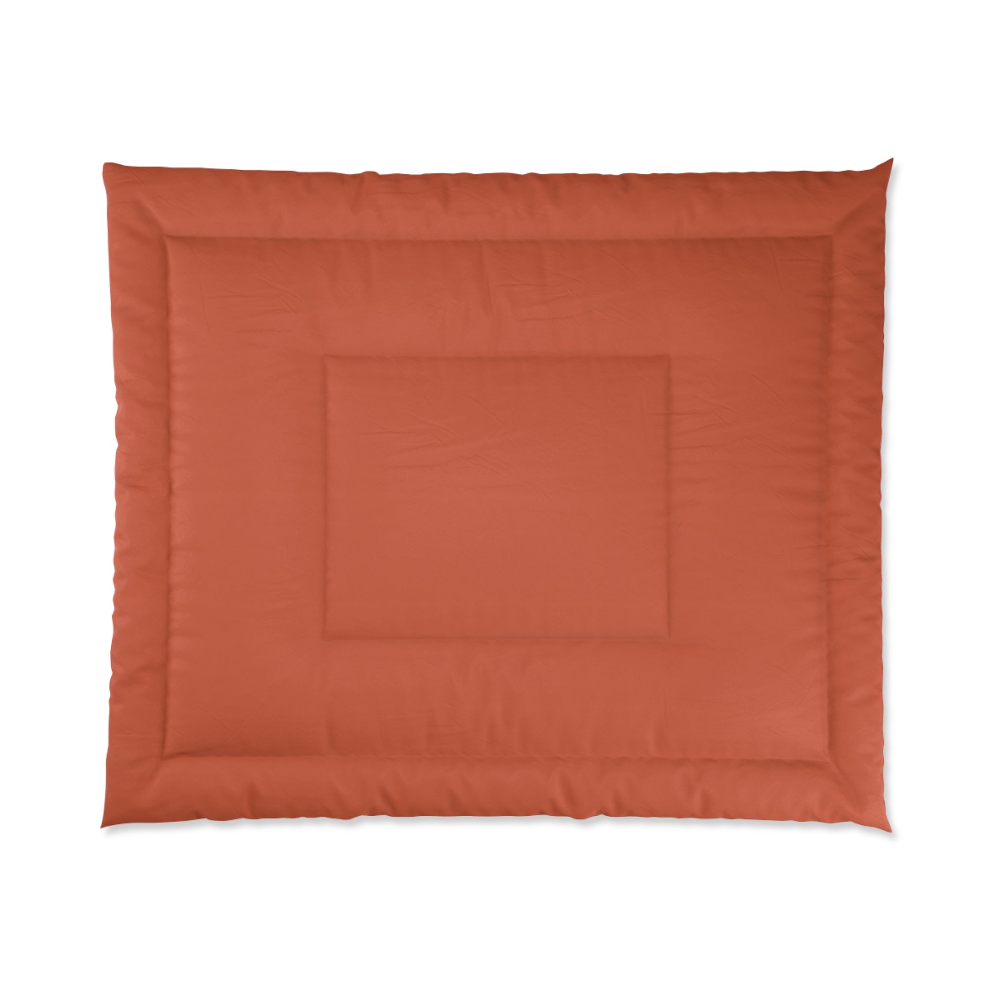 Solid Terracotta Comforter – Cozy Minimal Bedroom Bedding