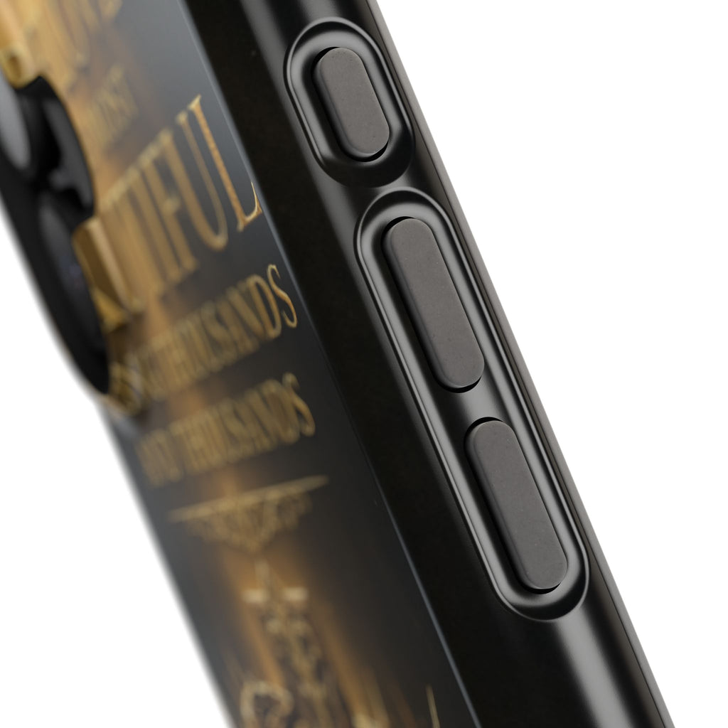 Magnetic Impact-Resistant Phone Case — "Most Beautiful" Cross with Crown of Thorns