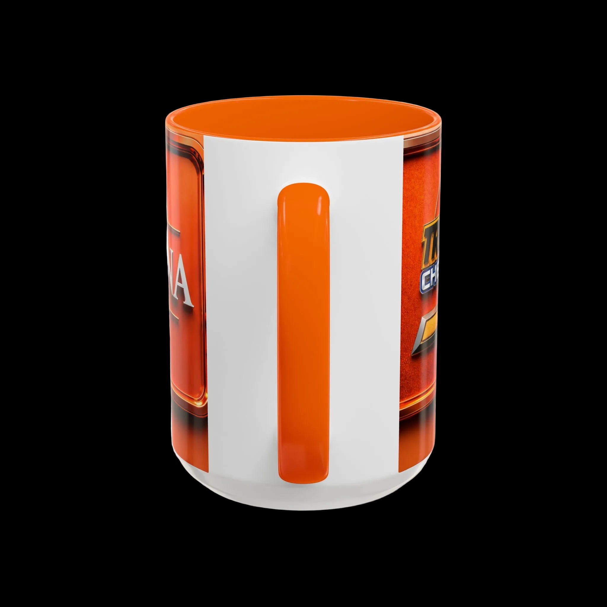 Personalized Karina Coffee Mug – Red Accent Ceramic Mug (11/15oz)