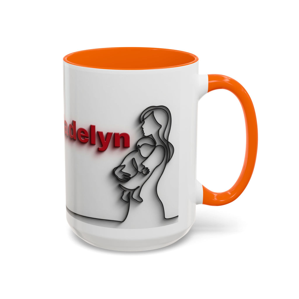 Custom Accent Coffee Mug - Perfect Gift for Moms, Personalized Mug, Valentines Day Gift, Unique Coffee Cup, Mother's Day