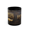 Tropical Chevrolet Logo Mug | Black Ceramic Coffee Mug