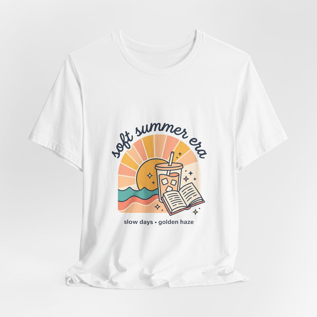 Soft Summer Era Tee | summer aesthetic, coastal vibes, pastel hand-drawn design