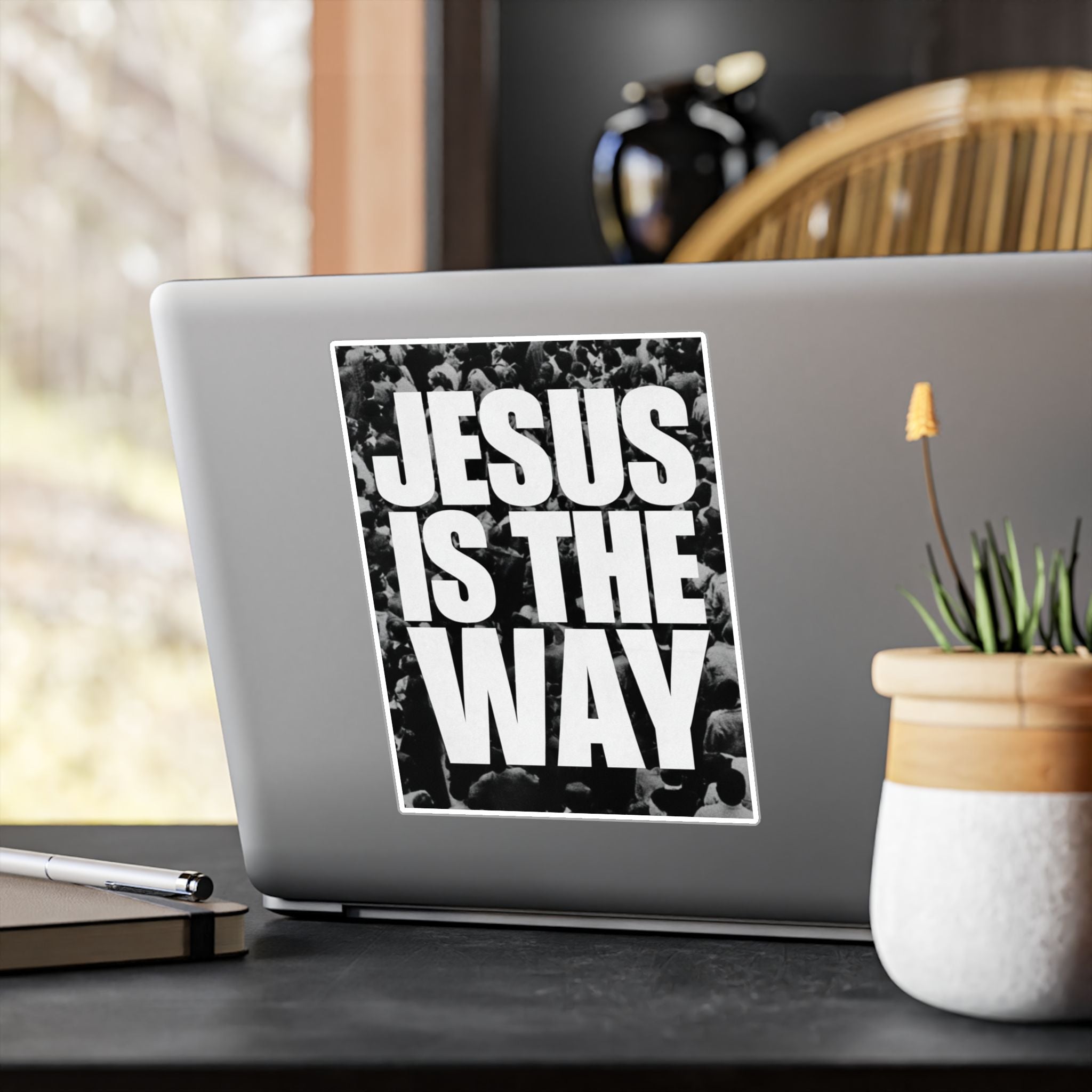 Jesus Is the Way Vinyl Decal — Inspirational Christian Sticker