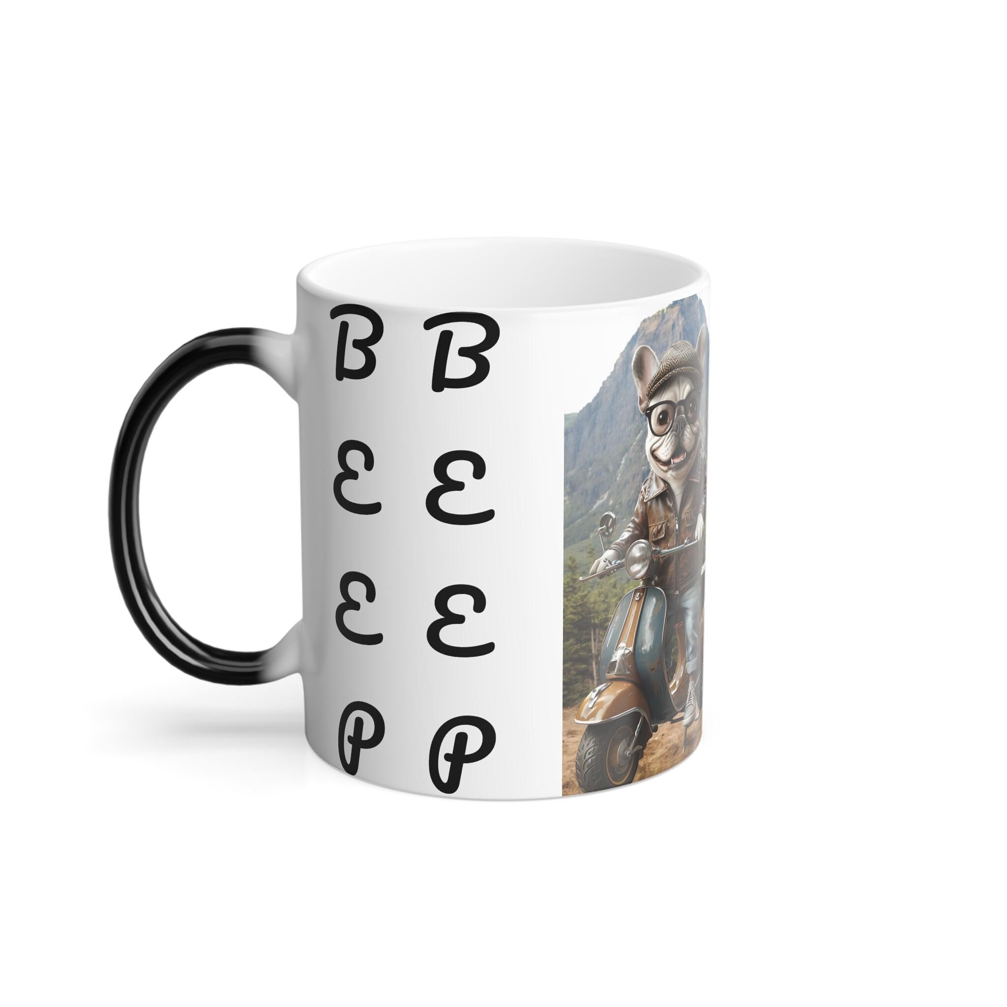 Taza Mágica que Cambia de Color - Color Morphing Mug 11oz, Regalo Sorpresa Personalizado, Vaso Sensible al Calor, Magic Coffee Cup