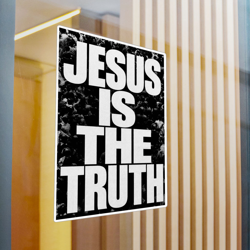 Jesus Is The Truth Vinyl Sticker — Bold Christian Faith Decal (Kiss-Cut)