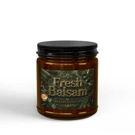 Fresh Balsam Soy Candle - Scented Jar Candle (4oz & 9oz)