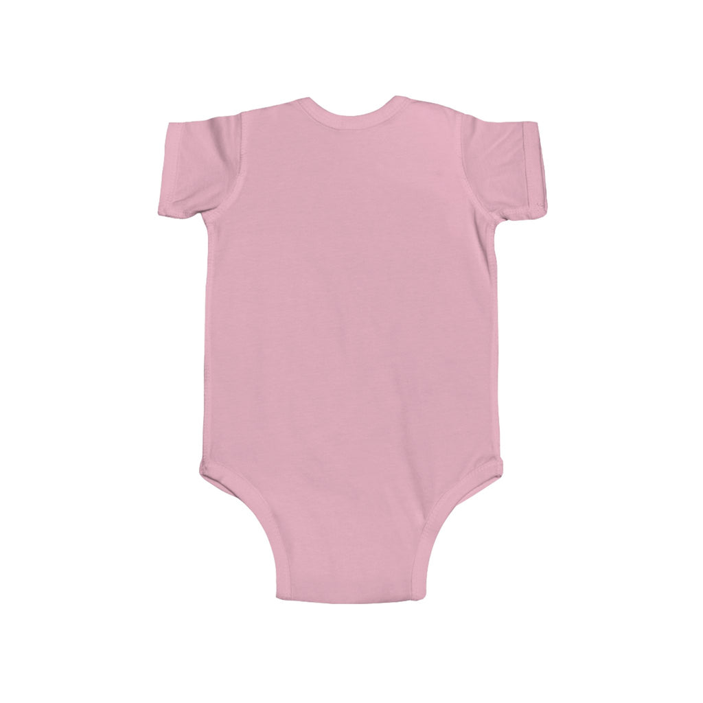 Infant Bodysuit — "Baby Camille" Pink Hot Air Balloon Teddy Newborn Onesie