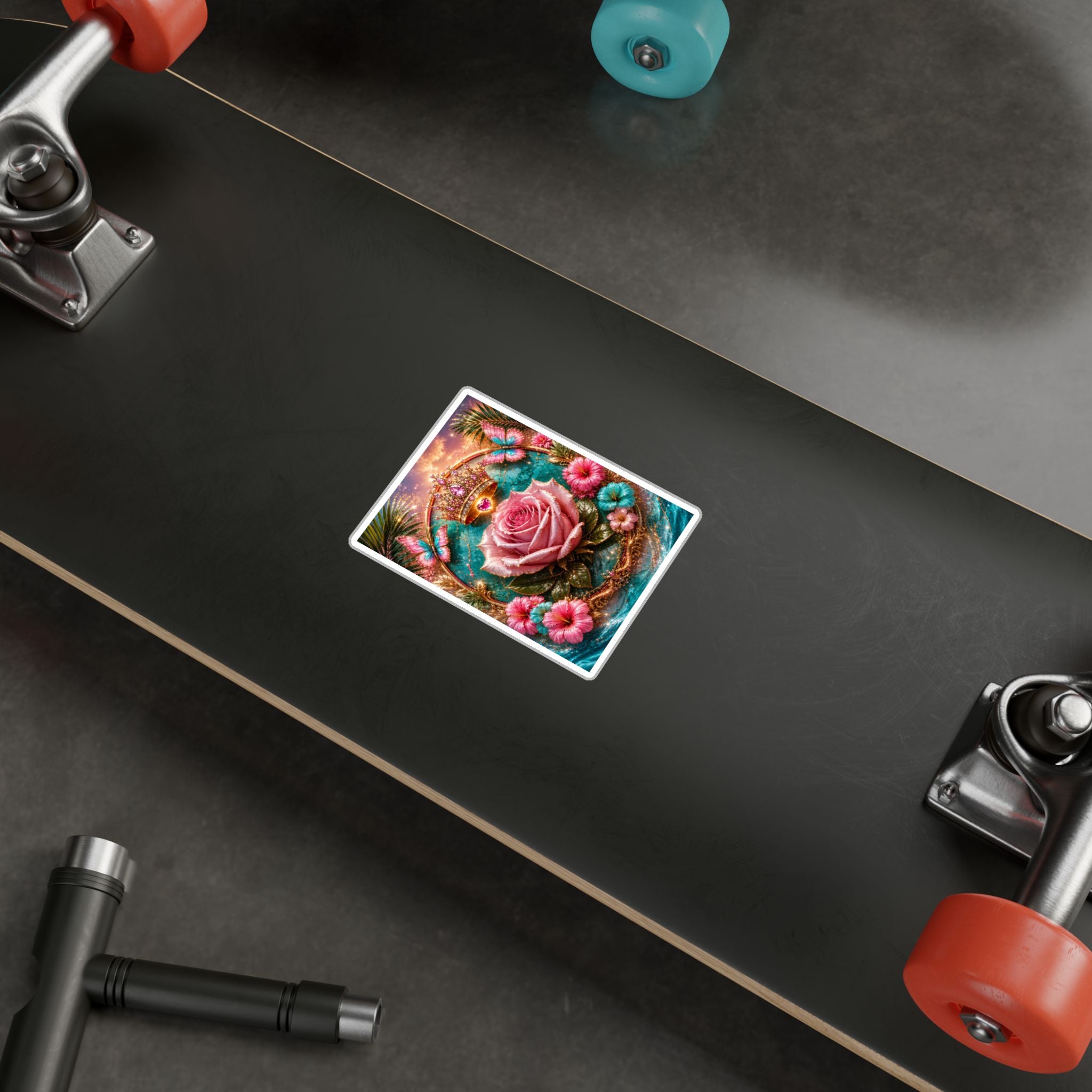 Royal Rose Kiss-Cut Vinyl Sticker