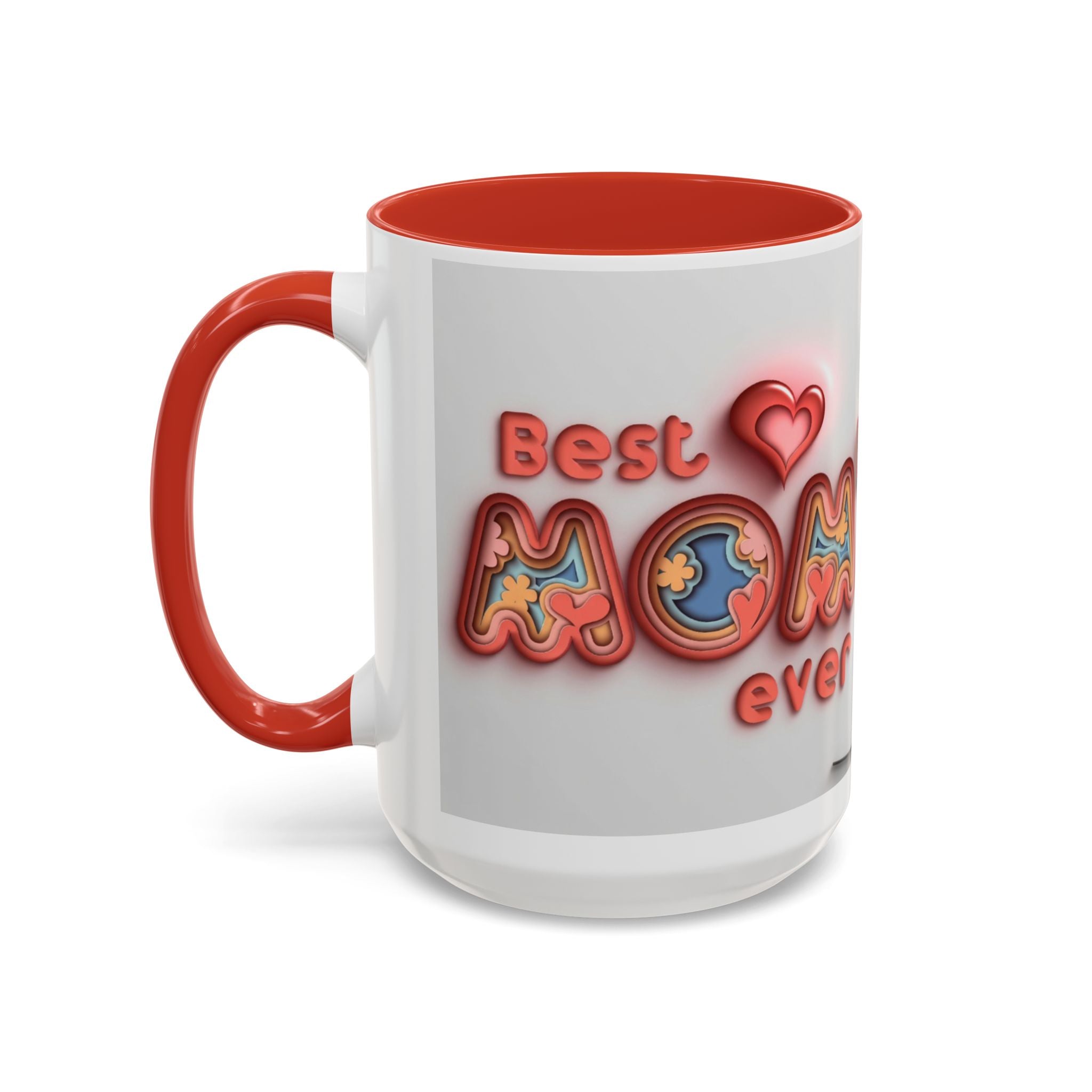 Custom Accent Coffee Mug - Perfect Gift for Moms, Personalized Mug, Valentines Day Gift, Unique Coffee Cup, Mother's Day