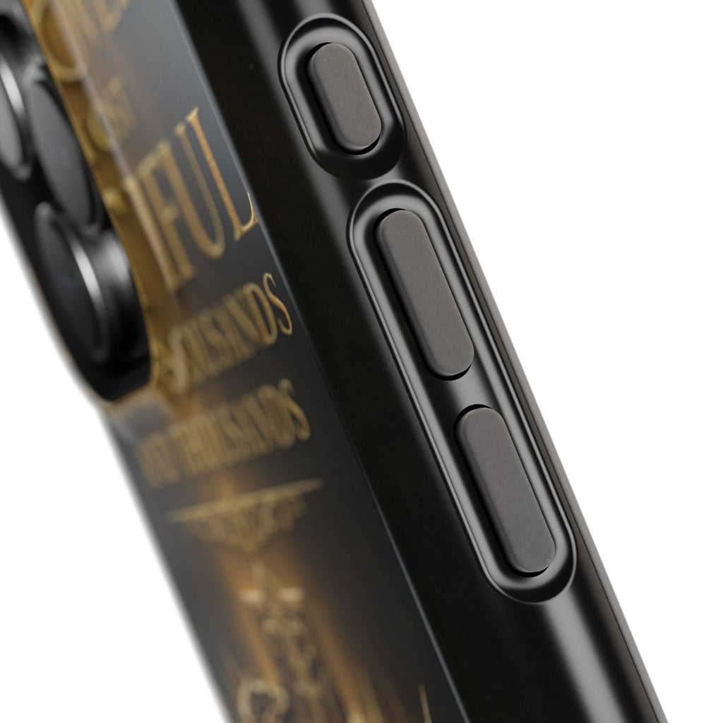 Magnetic Impact-Resistant Phone Case — "Most Beautiful" Cross with Crown of Thorns