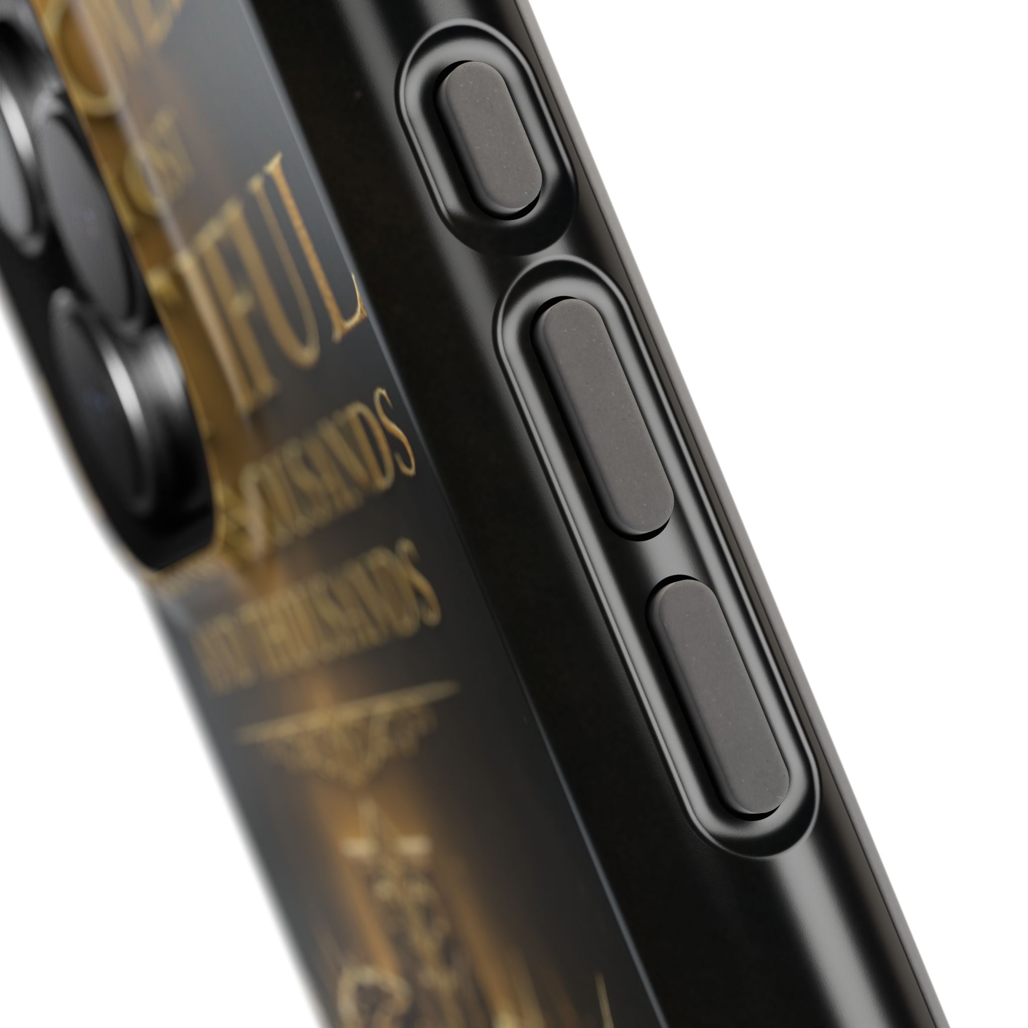 Magnetic Impact-Resistant Phone Case — "Most Beautiful" Cross with Crown of Thorns
