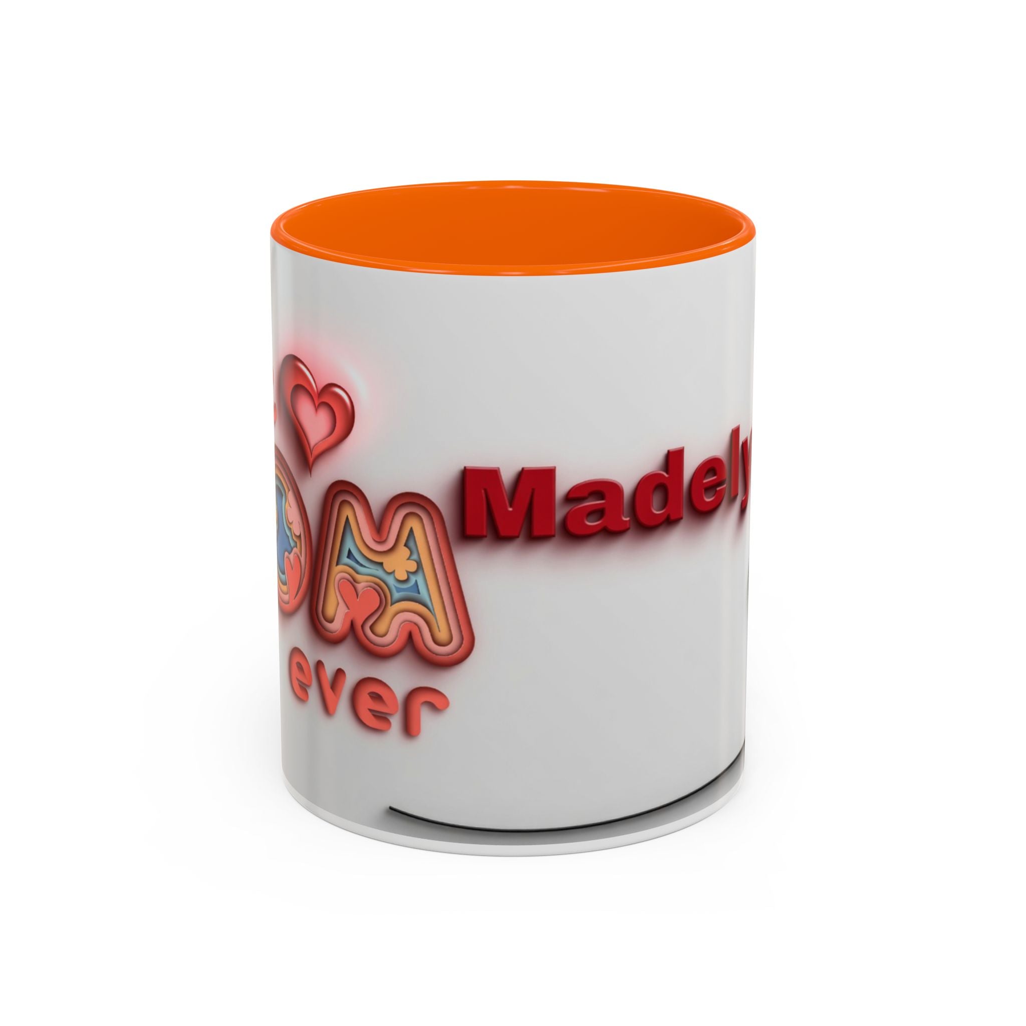 Custom Accent Coffee Mug - Perfect Gift for Moms, Personalized Mug, Valentines Day Gift, Unique Coffee Cup, Mother's Day