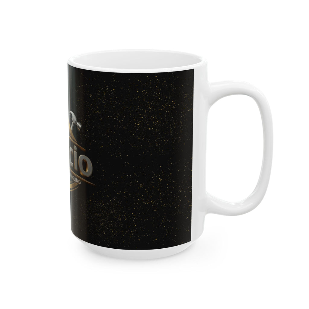 DeLucio Construction & Remodeling Logo Mug | Ceramic Coffee Cup