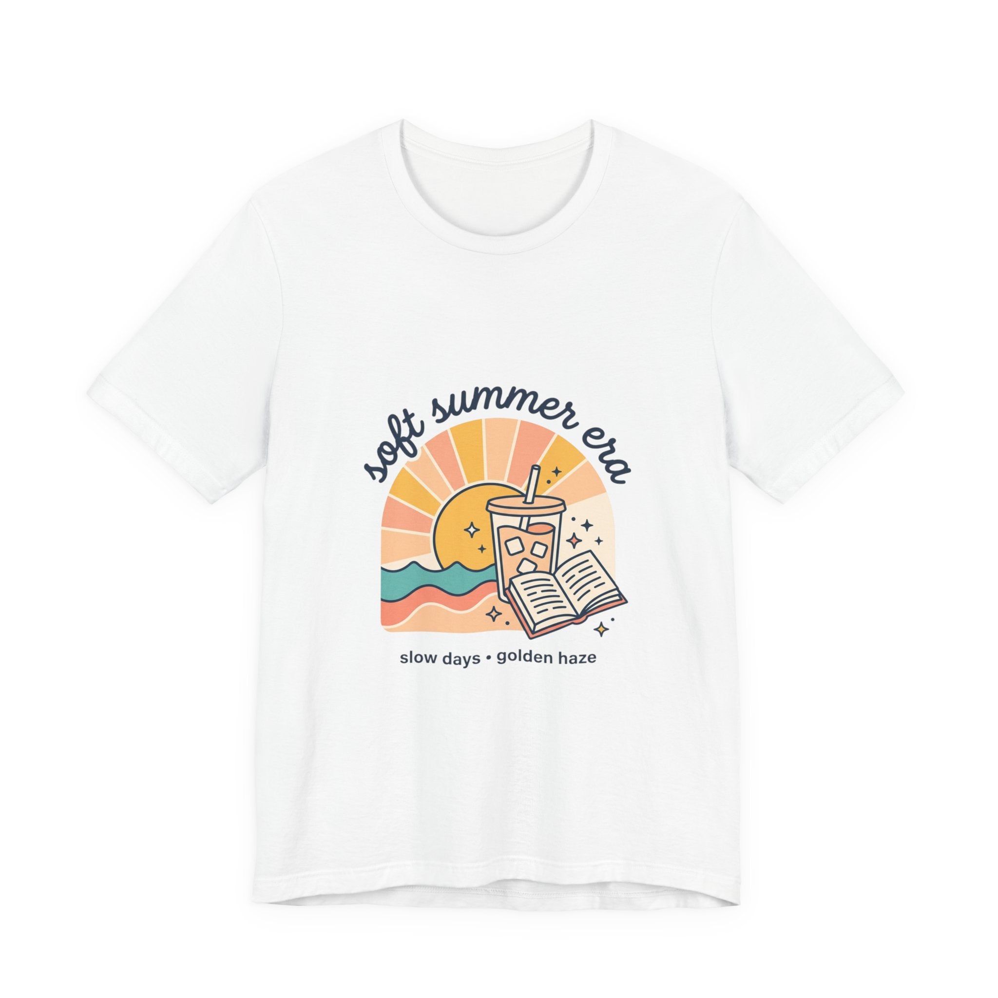 Soft Summer Era Tee | summer aesthetic, coastal vibes, pastel hand-drawn design