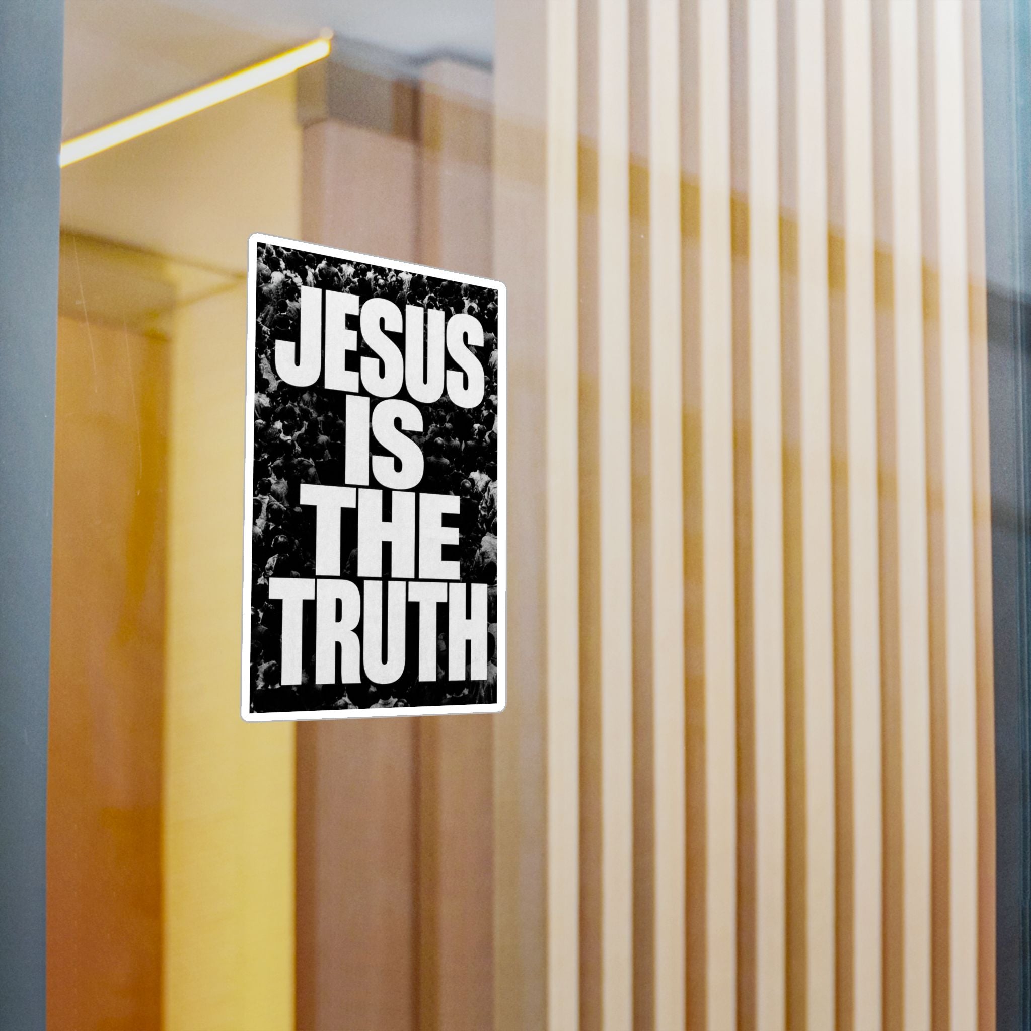 Jesus Is The Truth Vinyl Sticker — Bold Christian Faith Decal (Kiss-Cut)