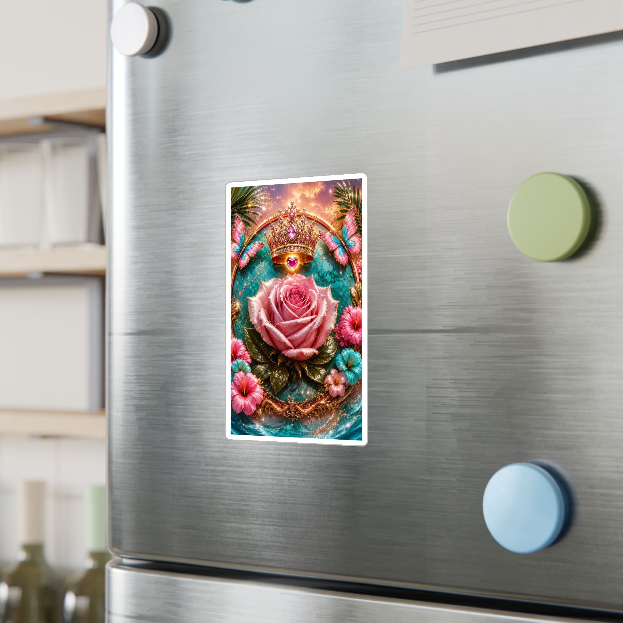 Royal Rose Kiss-Cut Vinyl Sticker