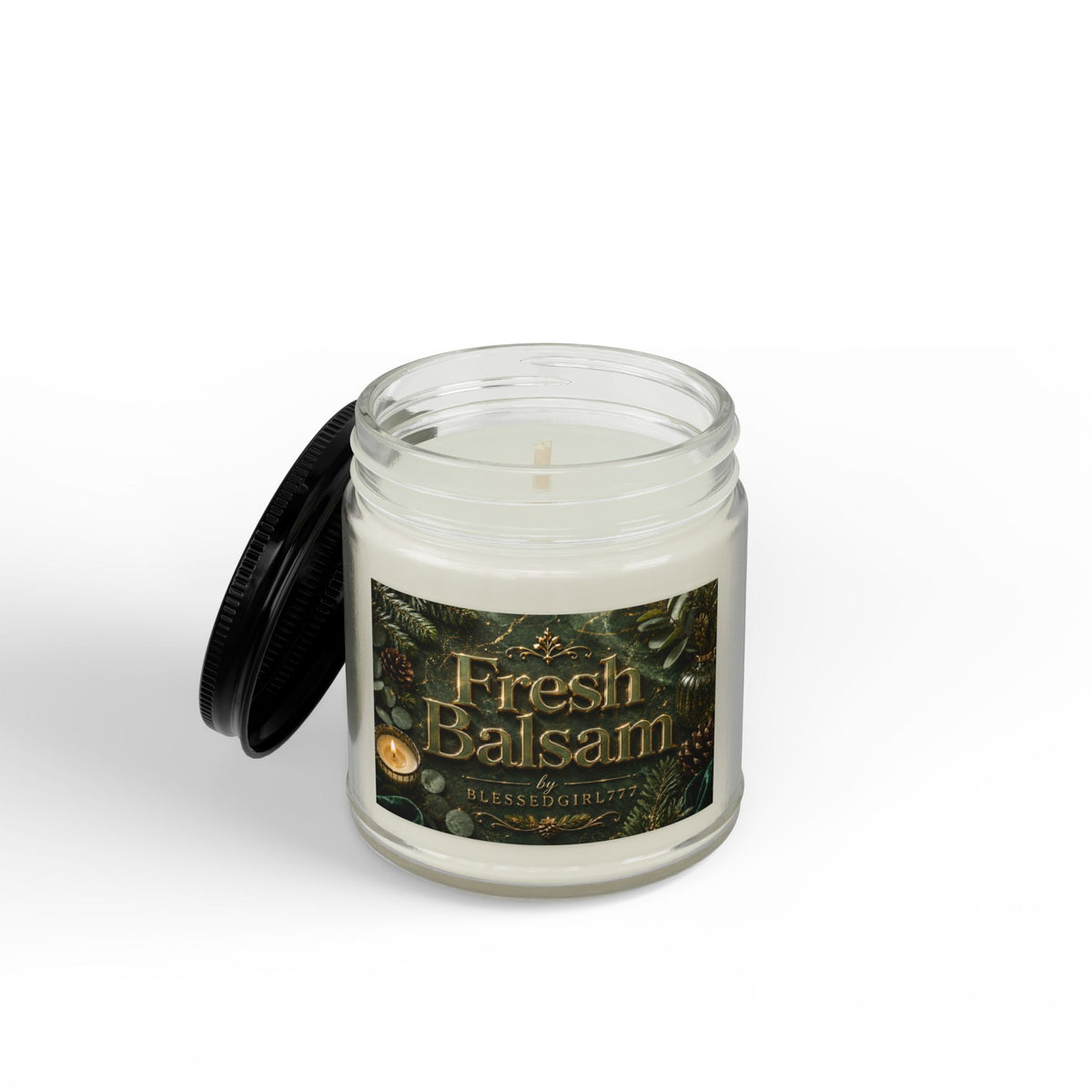 Fresh Balsam Soy Candle - Scented Jar Candle (4oz & 9oz)