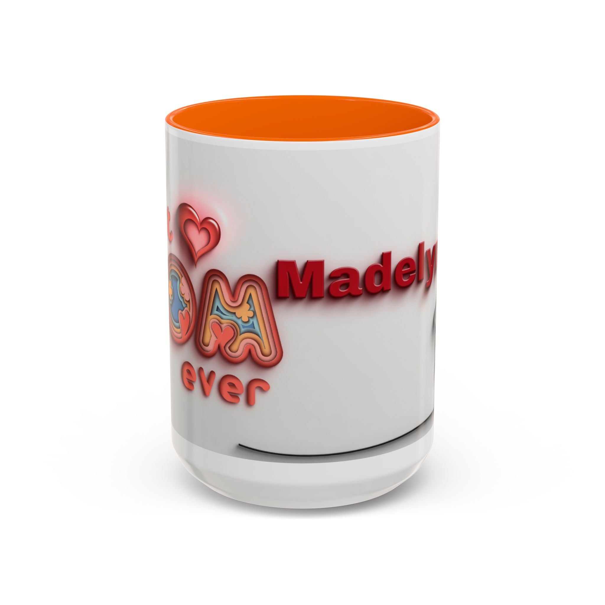 Custom Accent Coffee Mug - Perfect Gift for Moms, Personalized Mug, Valentines Day Gift, Unique Coffee Cup, Mother's Day
