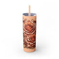 Skinny Tumbler — Monochrome Rose Garden 20oz Straw Tumbler