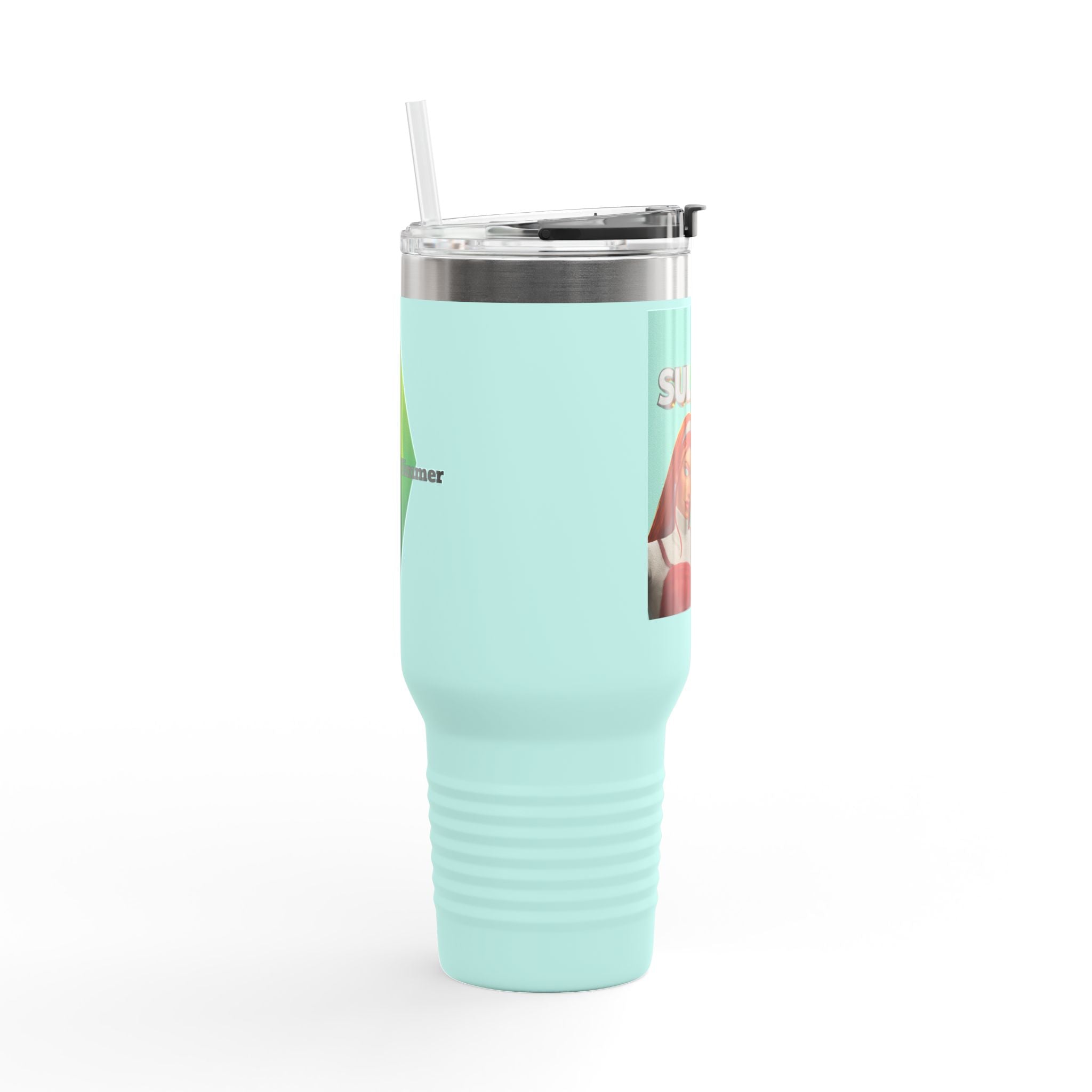 Sims Insulated Travel Mug, 40oz - Cozy & Stylish Gift for Travelers, Coffee Lovers - Large Hot Beverage Container, Thermal Cup, Portable Tea