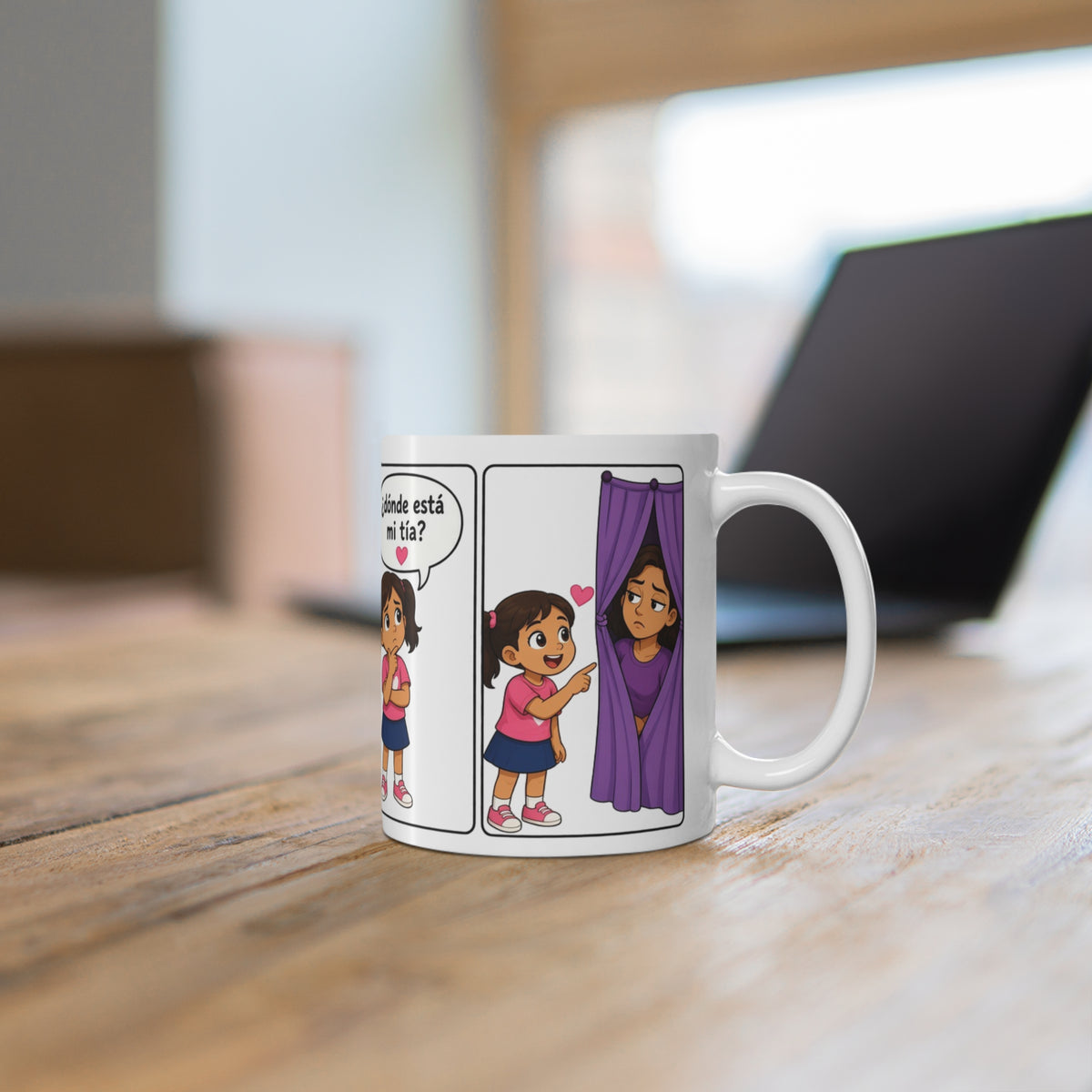 ¿Dónde Está Mi Tía? Tiiiiiaaaa — Funny Spanish Aunt Gift Mug