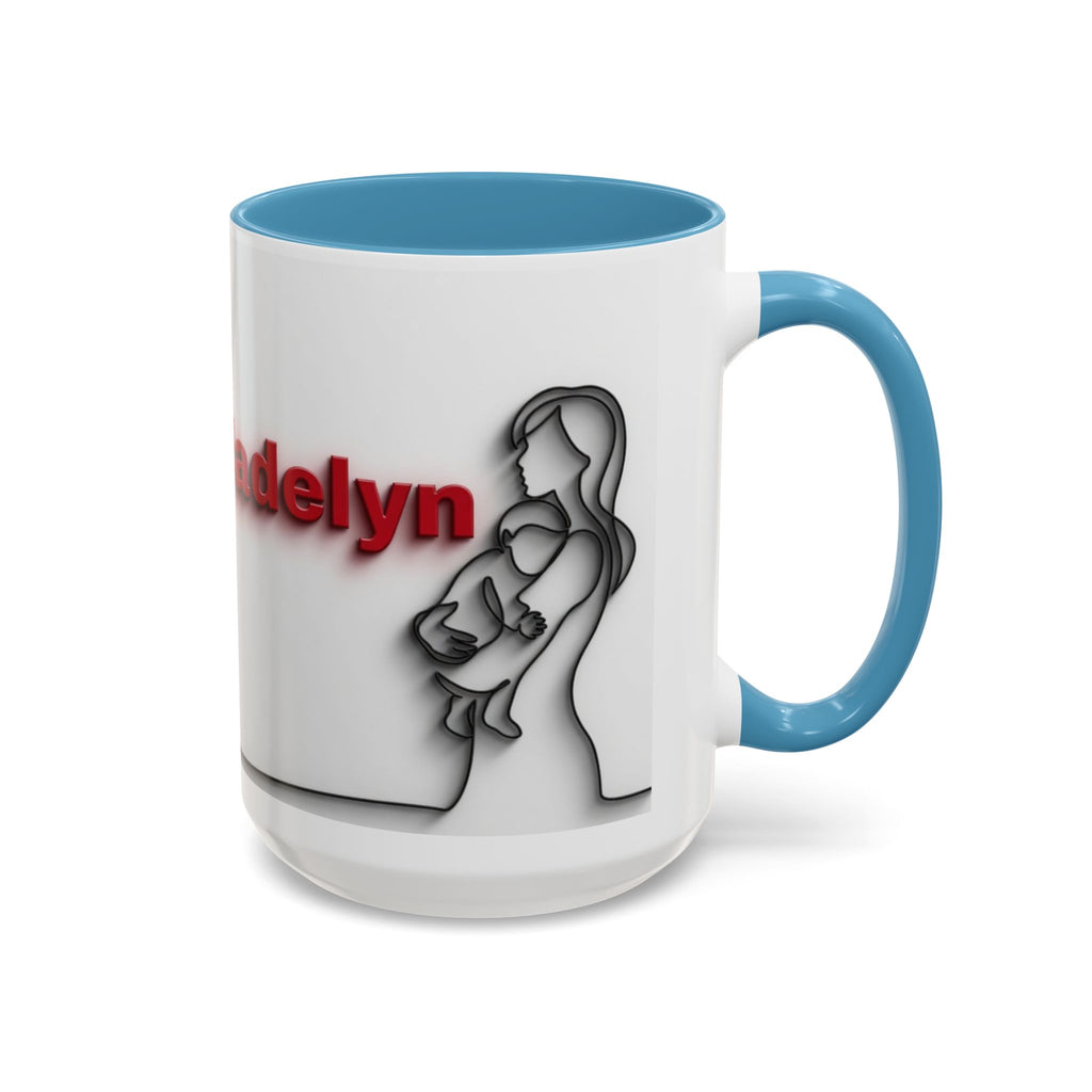 Custom Accent Coffee Mug - Perfect Gift for Moms, Personalized Mug, Valentines Day Gift, Unique Coffee Cup, Mother's Day