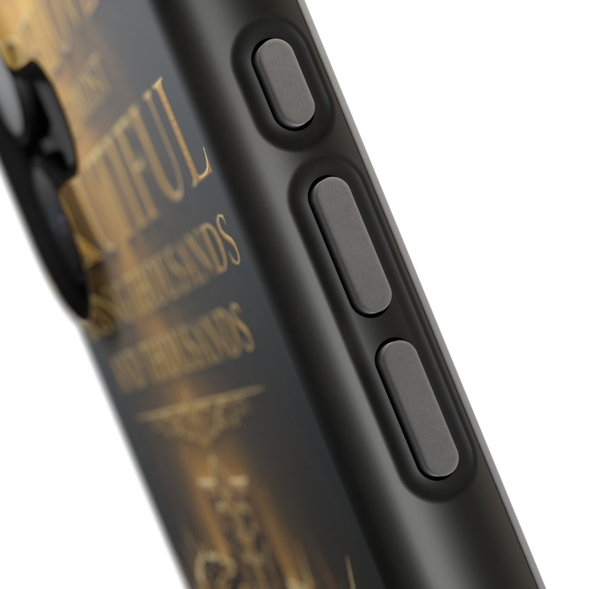 Magnetic Impact-Resistant Phone Case — "Most Beautiful" Cross with Crown of Thorns