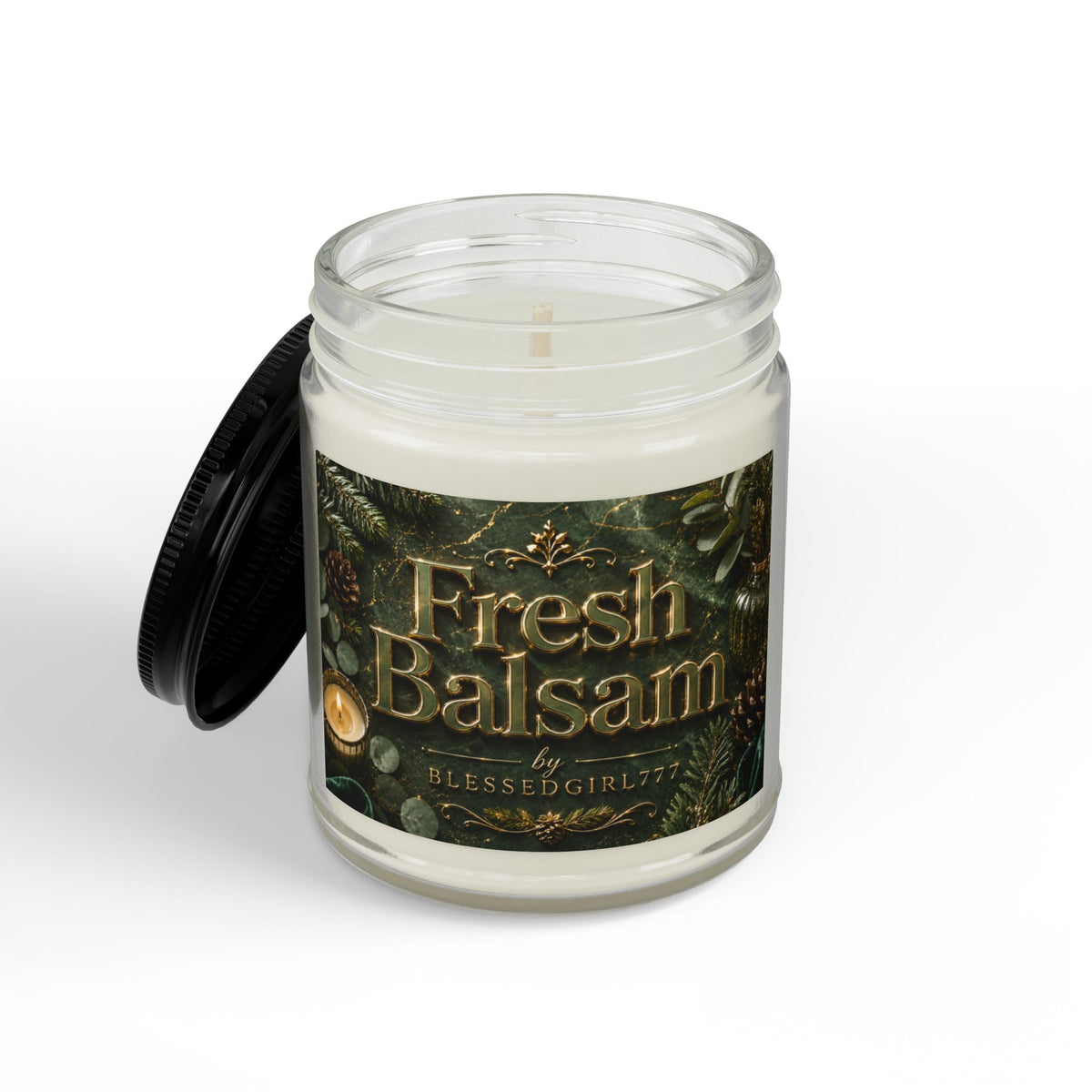 Fresh Balsam Soy Candle - Scented Jar Candle (4oz & 9oz)