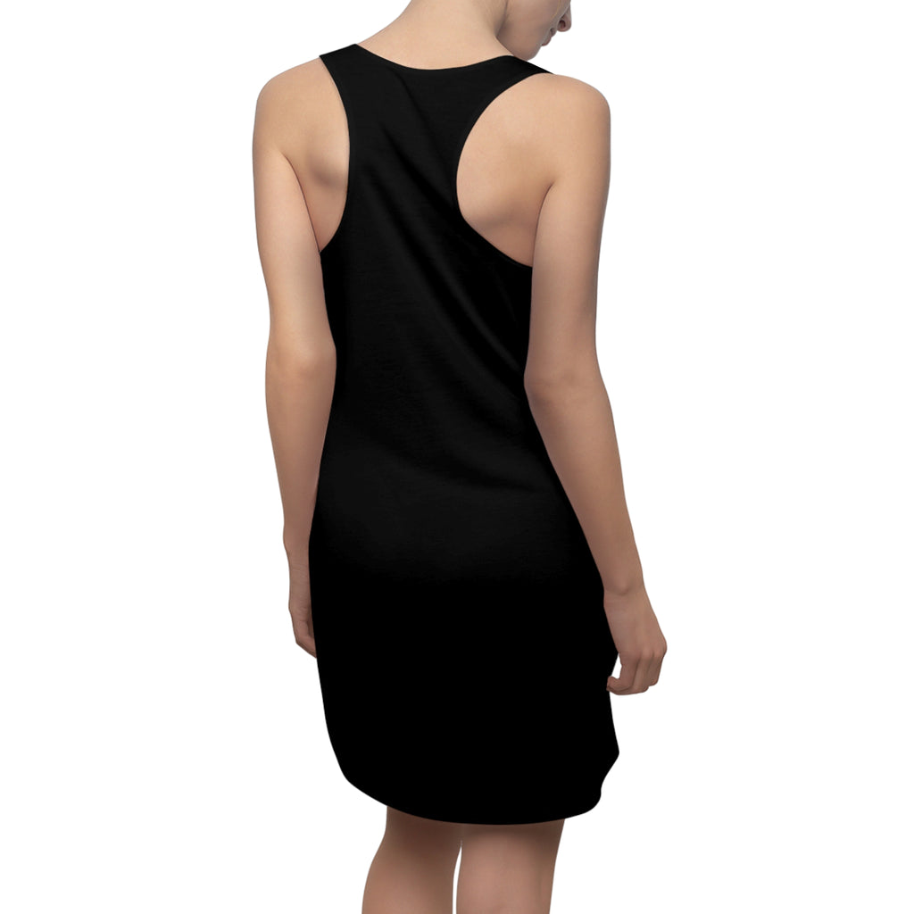 Racerback Dress — "Wear The Roar" Leopard Print Graphic