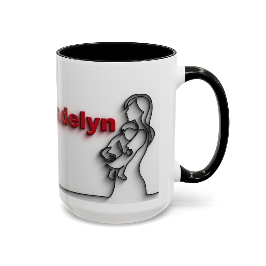 Custom Accent Coffee Mug - Perfect Gift for Moms, Personalized Mug, Valentines Day Gift, Unique Coffee Cup, Mother's Day