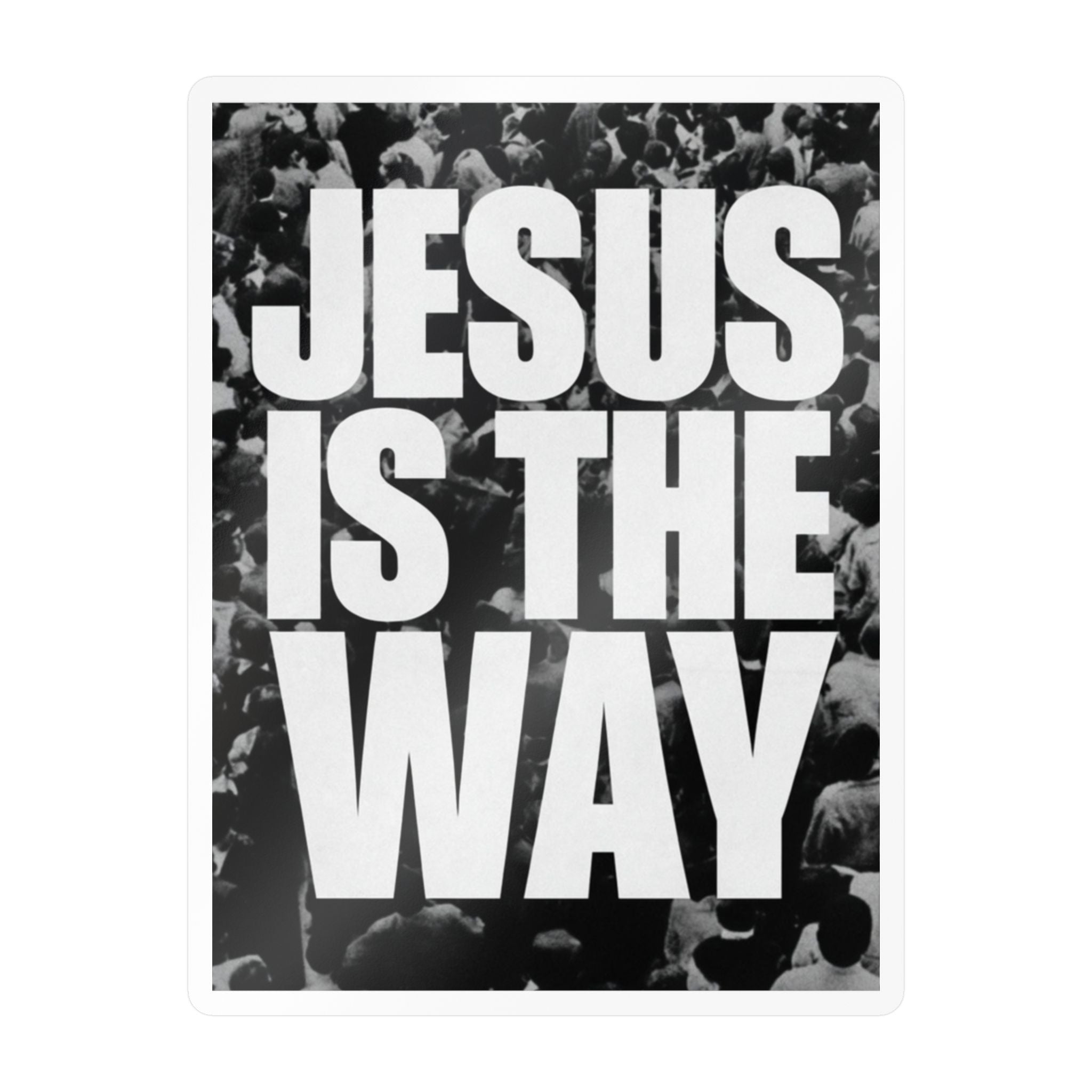 Jesus Is the Way Vinyl Decal — Inspirational Christian Sticker