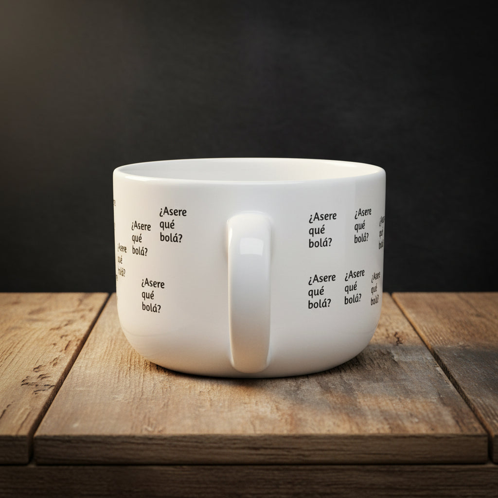 Ceramic Mug — Cubita la Bella Cuban Flag Latte Mug (25oz)