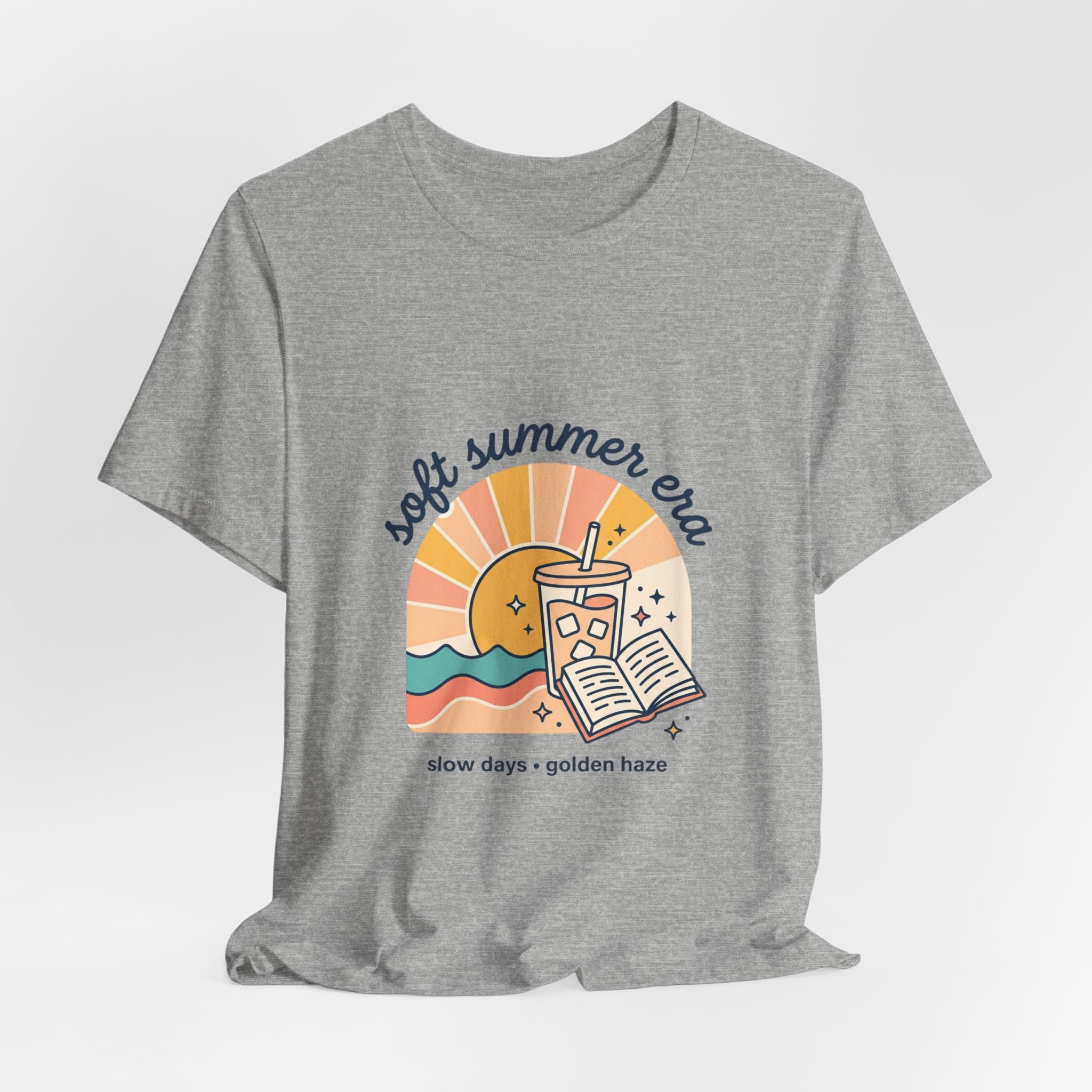 Soft Summer Era Tee | summer aesthetic, coastal vibes, pastel hand-drawn design