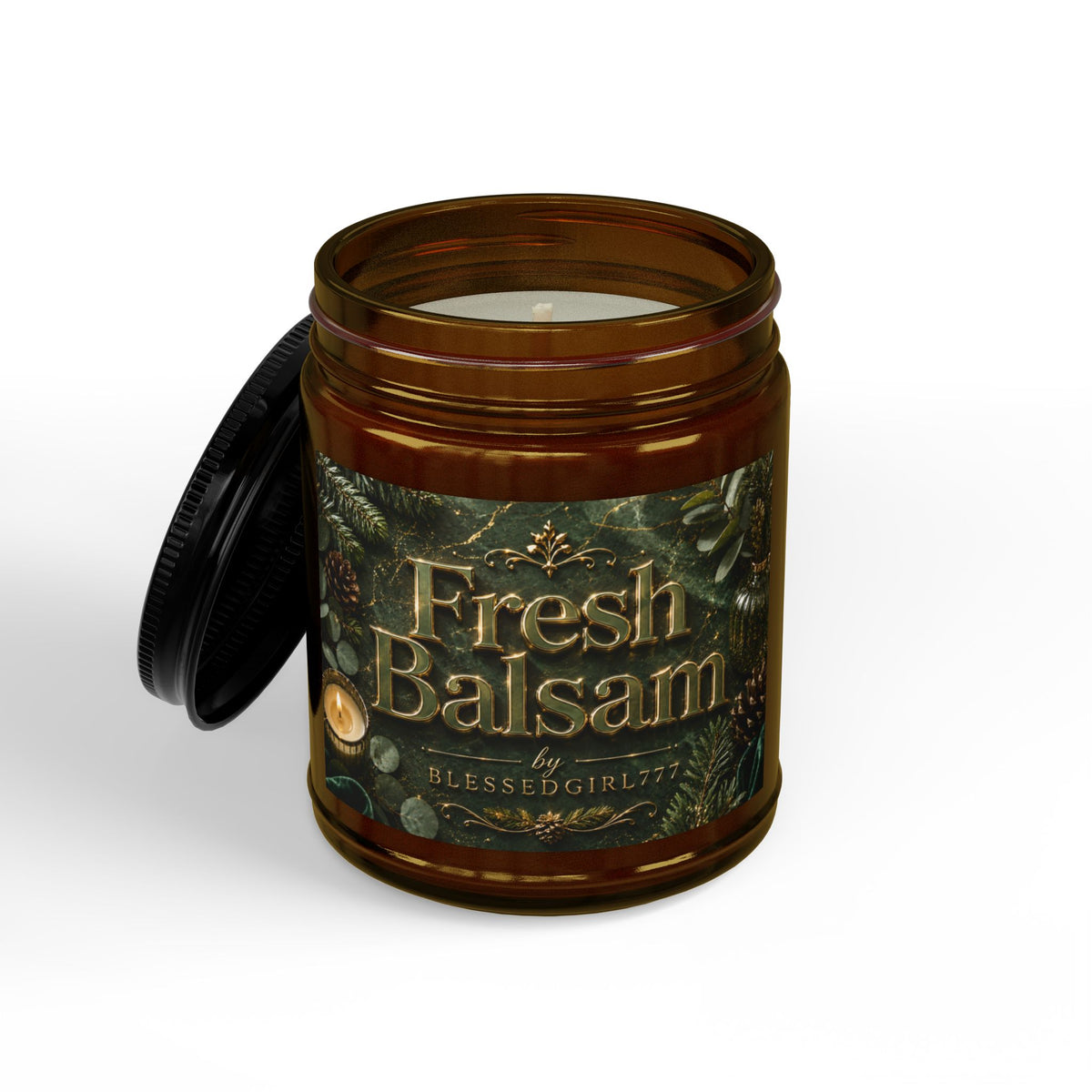 Fresh Balsam Soy Candle - Scented Jar Candle (4oz & 9oz)