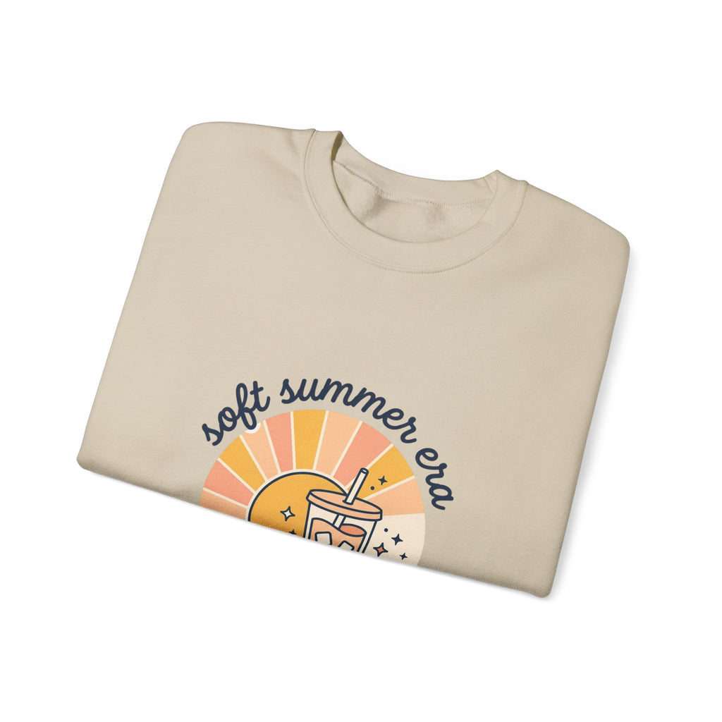 soft summer tea sweatshirt | summer aesthetic, pastel coastal vibes