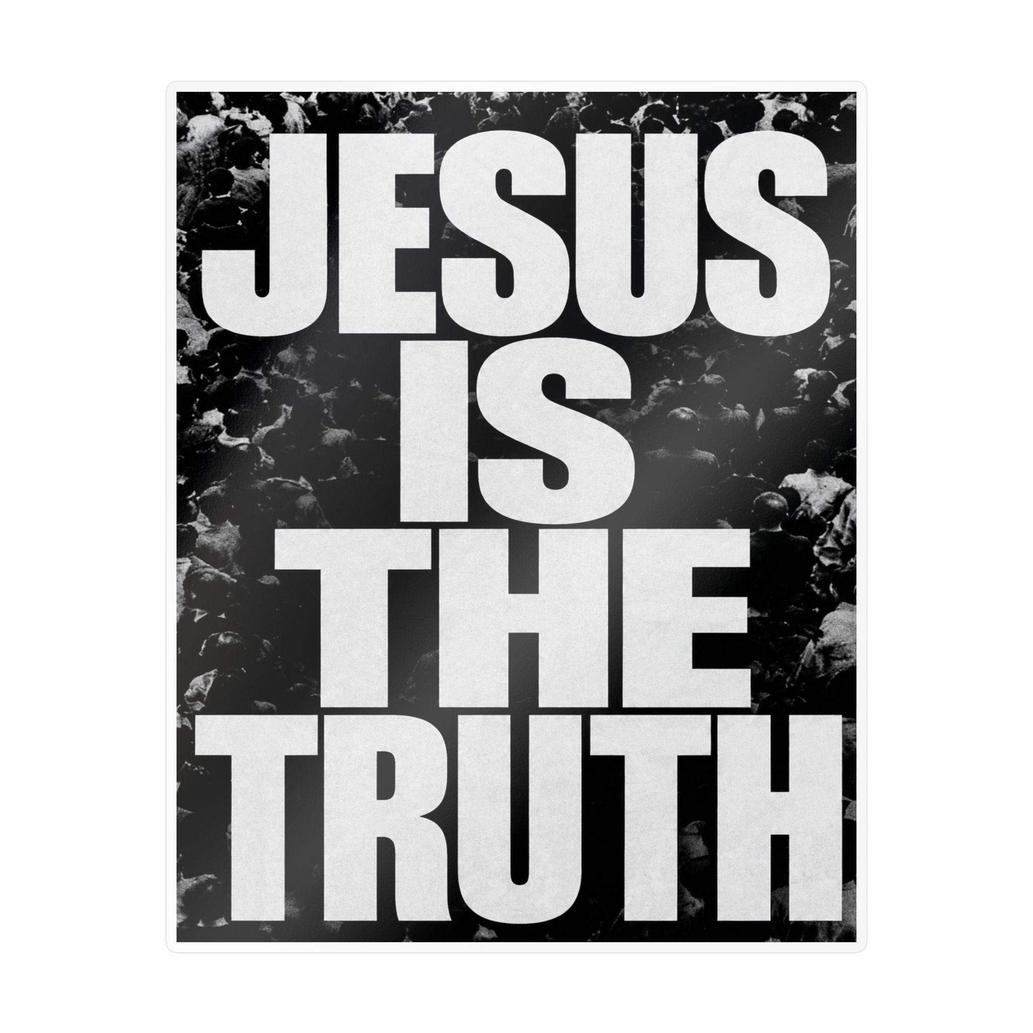 Jesus Is The Truth Vinyl Sticker — Bold Christian Faith Decal (Kiss-Cut)