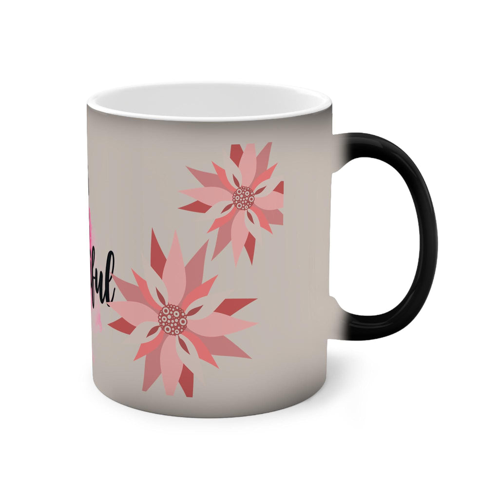 Taza Mágica Inspiracional - Color Changing Mug con Frase Motivadora, Regalo Sorpresa para Mujer, Vaso Sensible al Calor