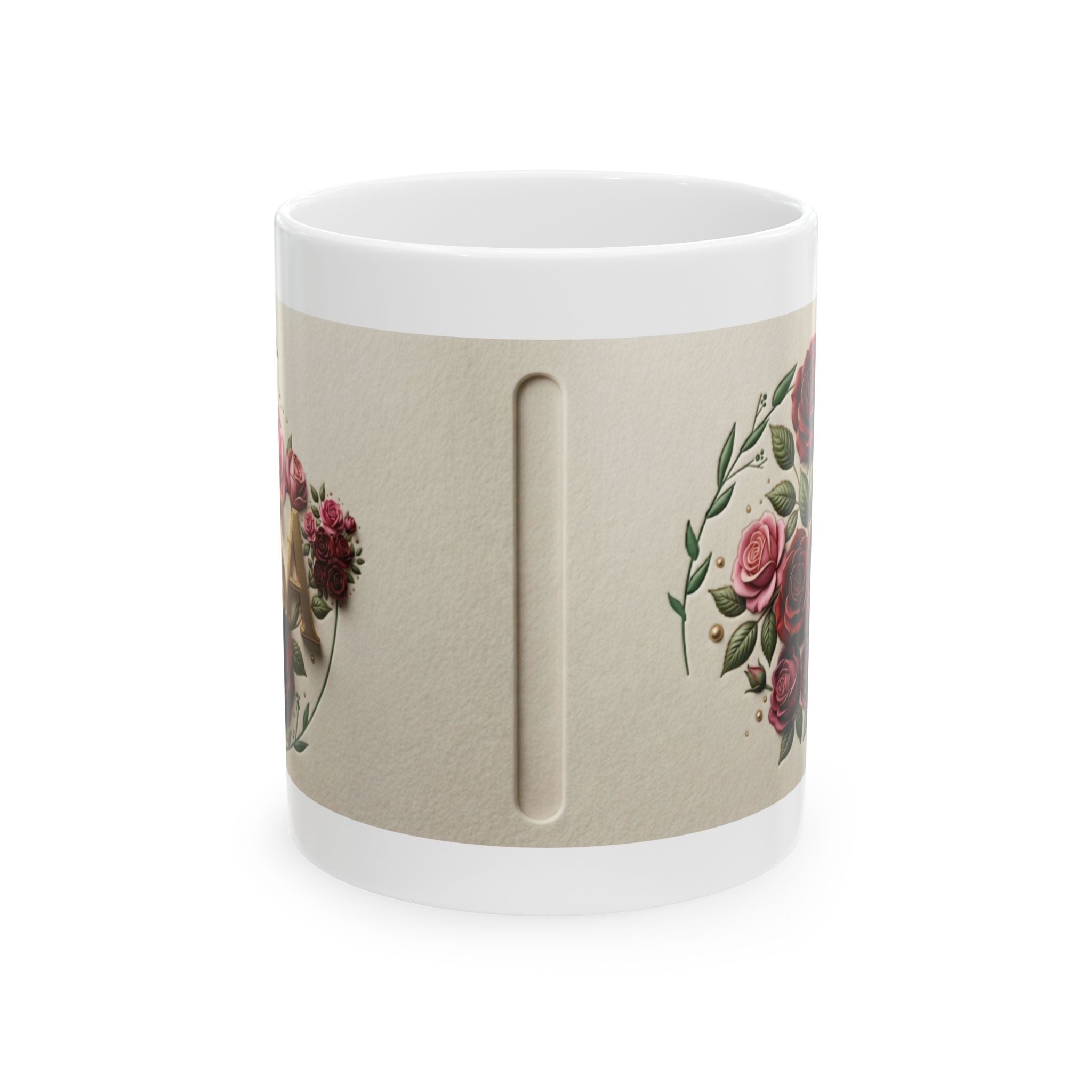 Vintage Rose Bouquet Mug | Floral Ceramic Coffee Cup