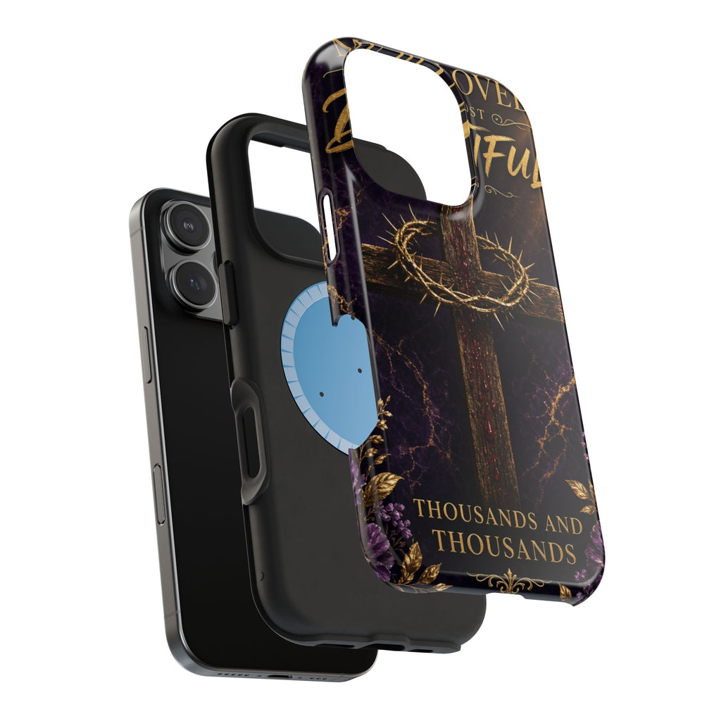 Christian Cross Magnetic Impact-Resistant Phone Case — "Beloved Most Beautiful" Scripture Design