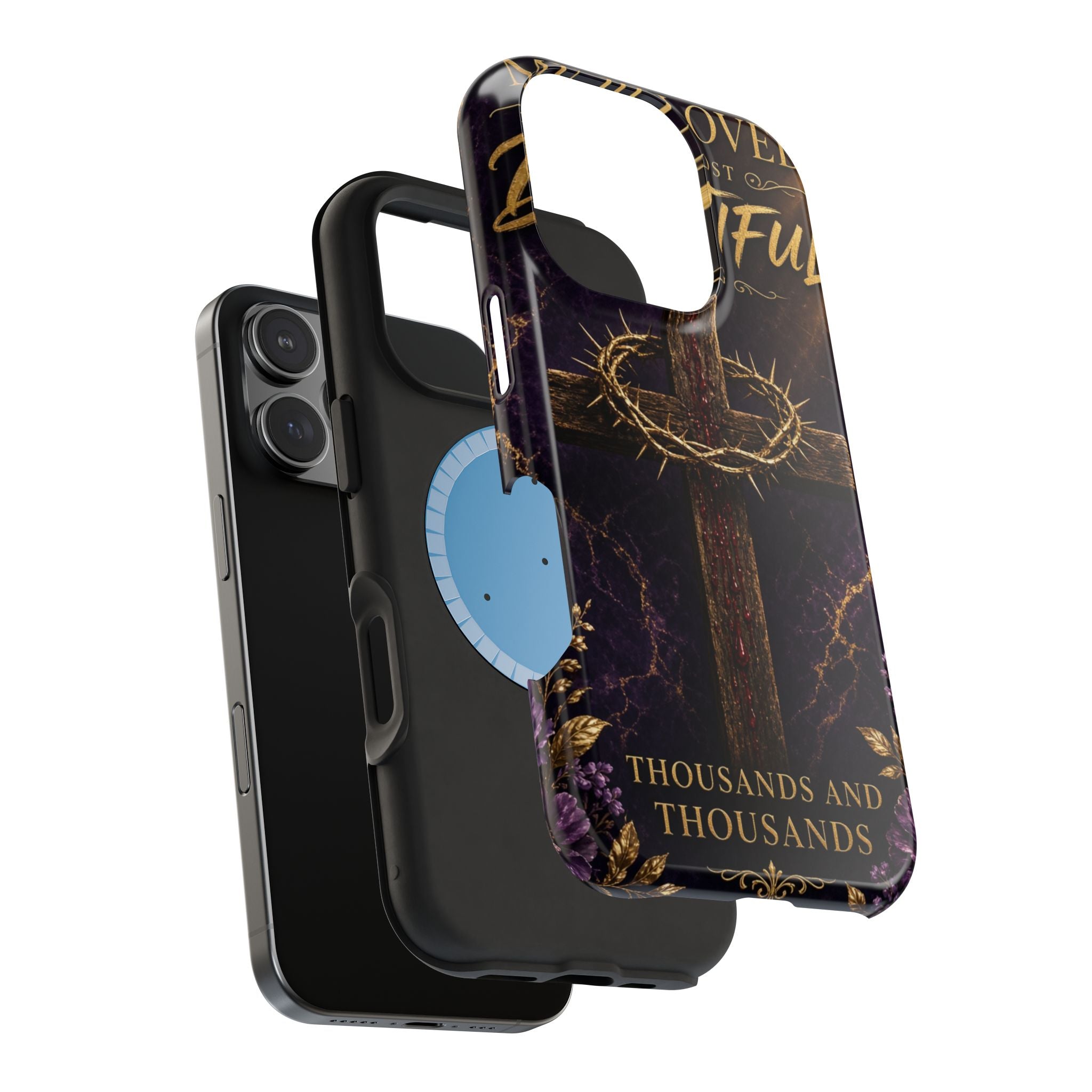 Christian Cross Magnetic Impact-Resistant Phone Case — "Beloved Most Beautiful" Scripture Design