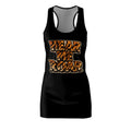 Racerback Dress — "Wear The Roar" Leopard Print Graphic